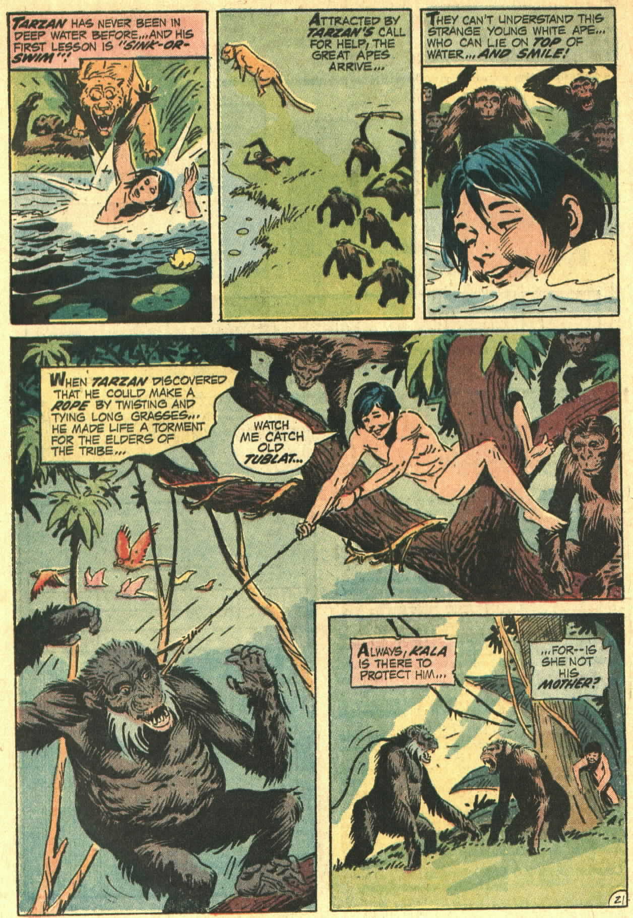 Read online Tarzan (1972) comic -  Issue #207 - 22