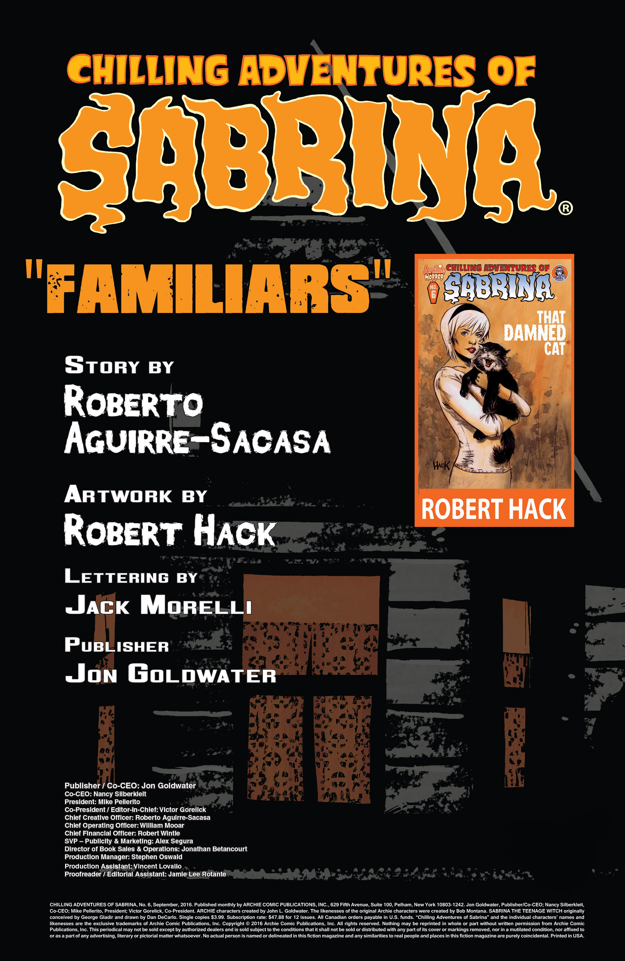 Read online Chilling Adventures of Sabrina comic -  Issue #6 - 2