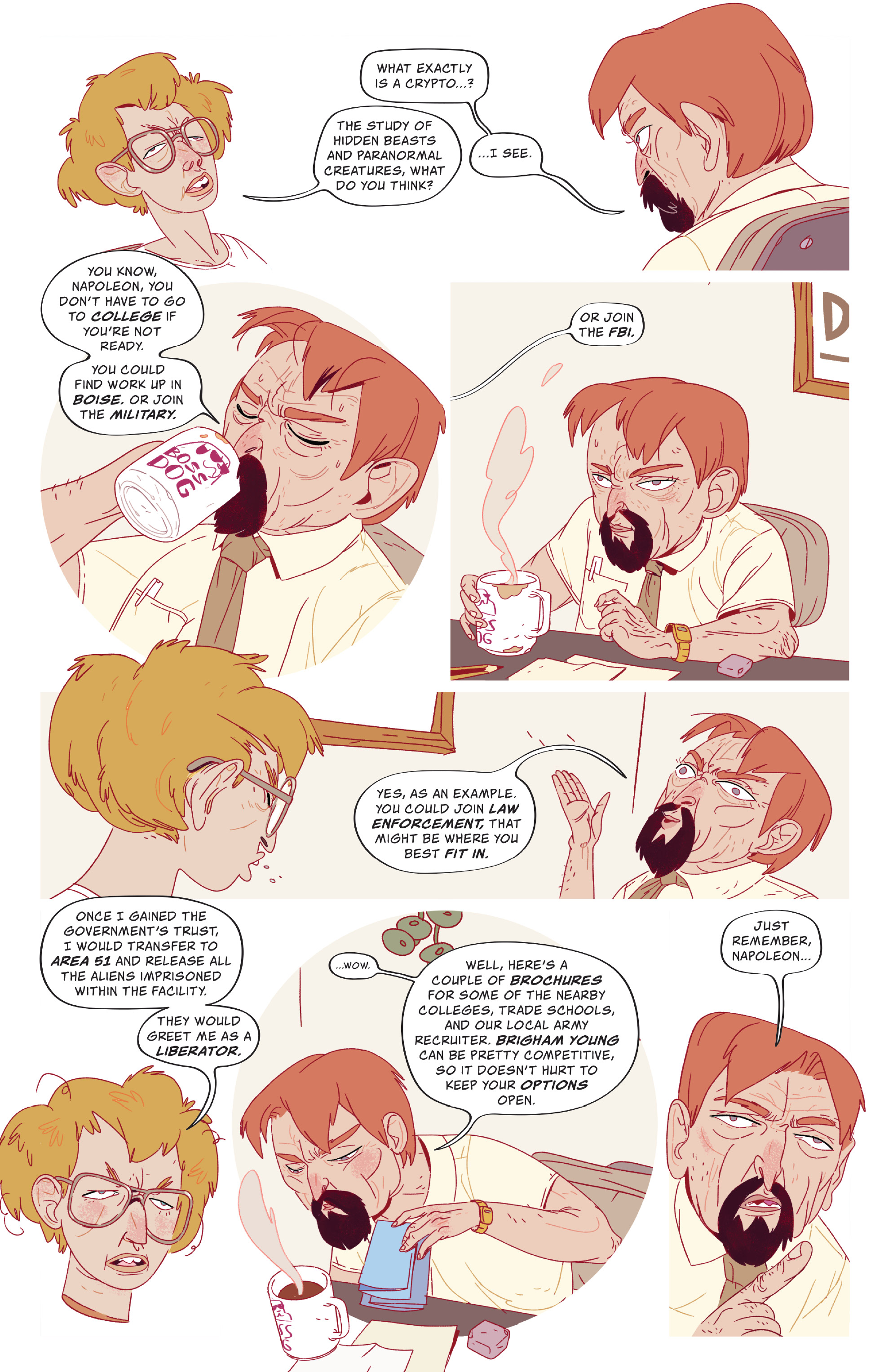 Read online Napoleon Dynamite comic -  Issue #1 - 4