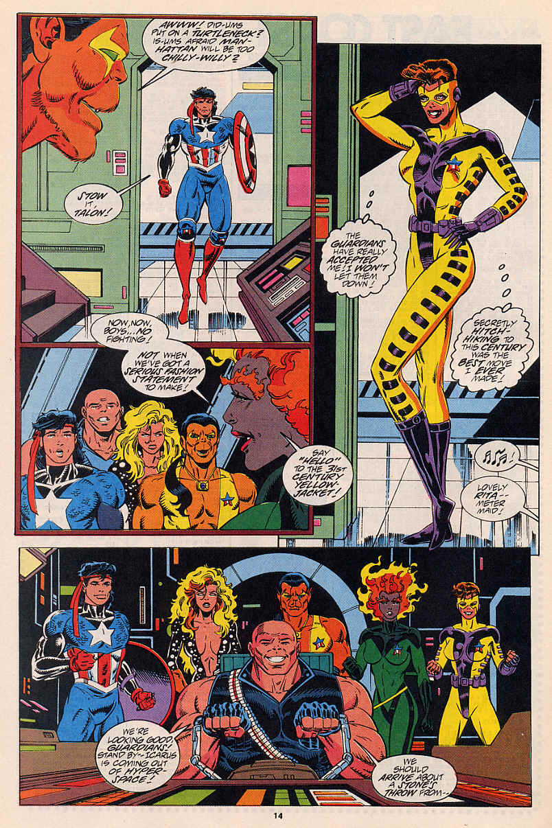 Read online Guardians of the Galaxy (1990) comic -  Issue #38 - 11