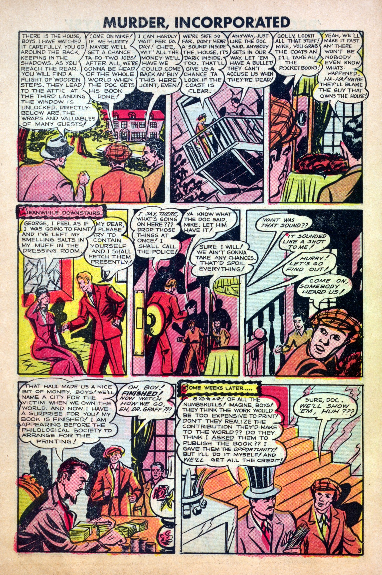Read online Murder Incorporated (1948) comic -  Issue #7 - 10