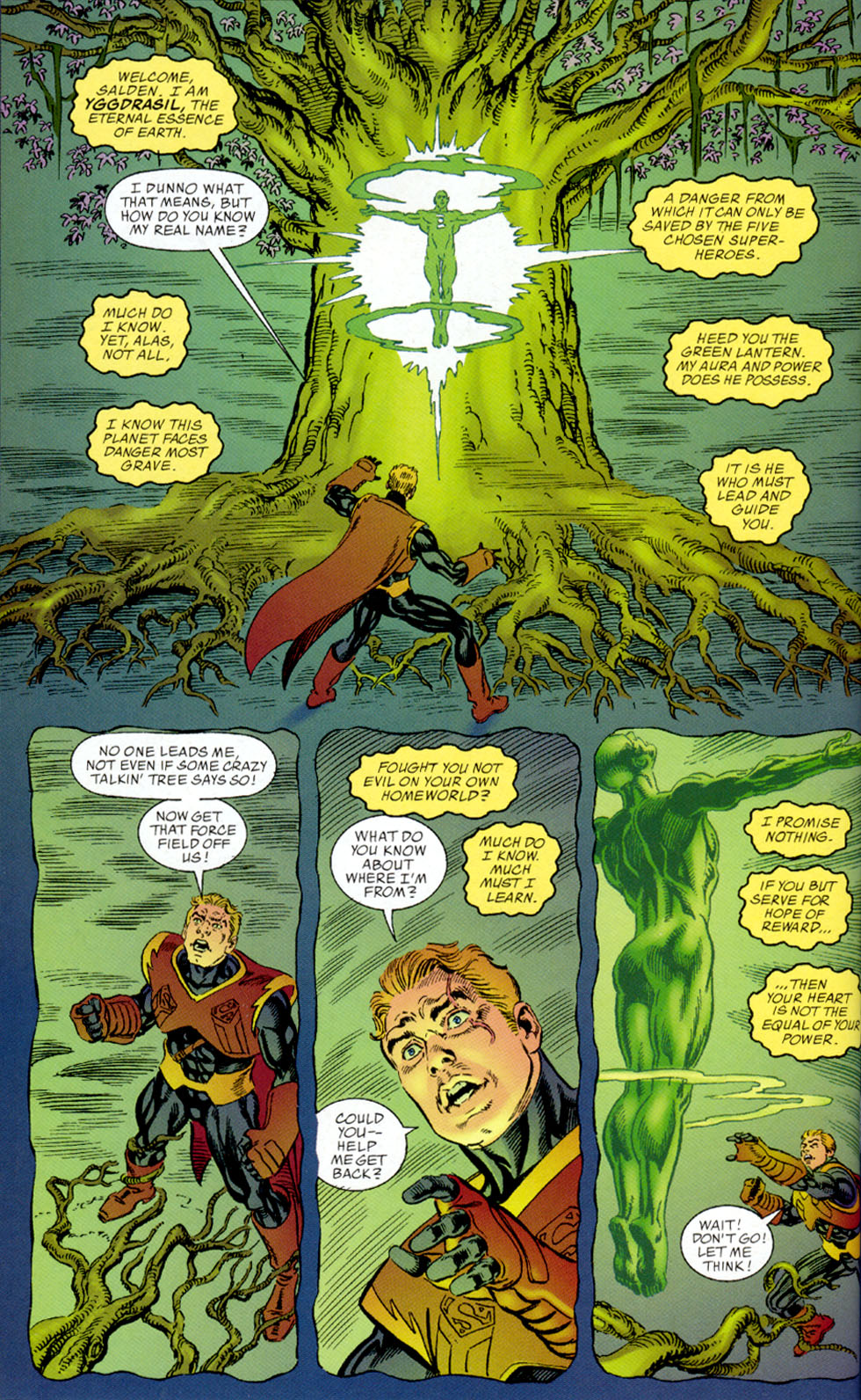 Read online Just Imagine Stan Lee With Jerry Ordway Creating JLA comic -  Issue # Full - 18