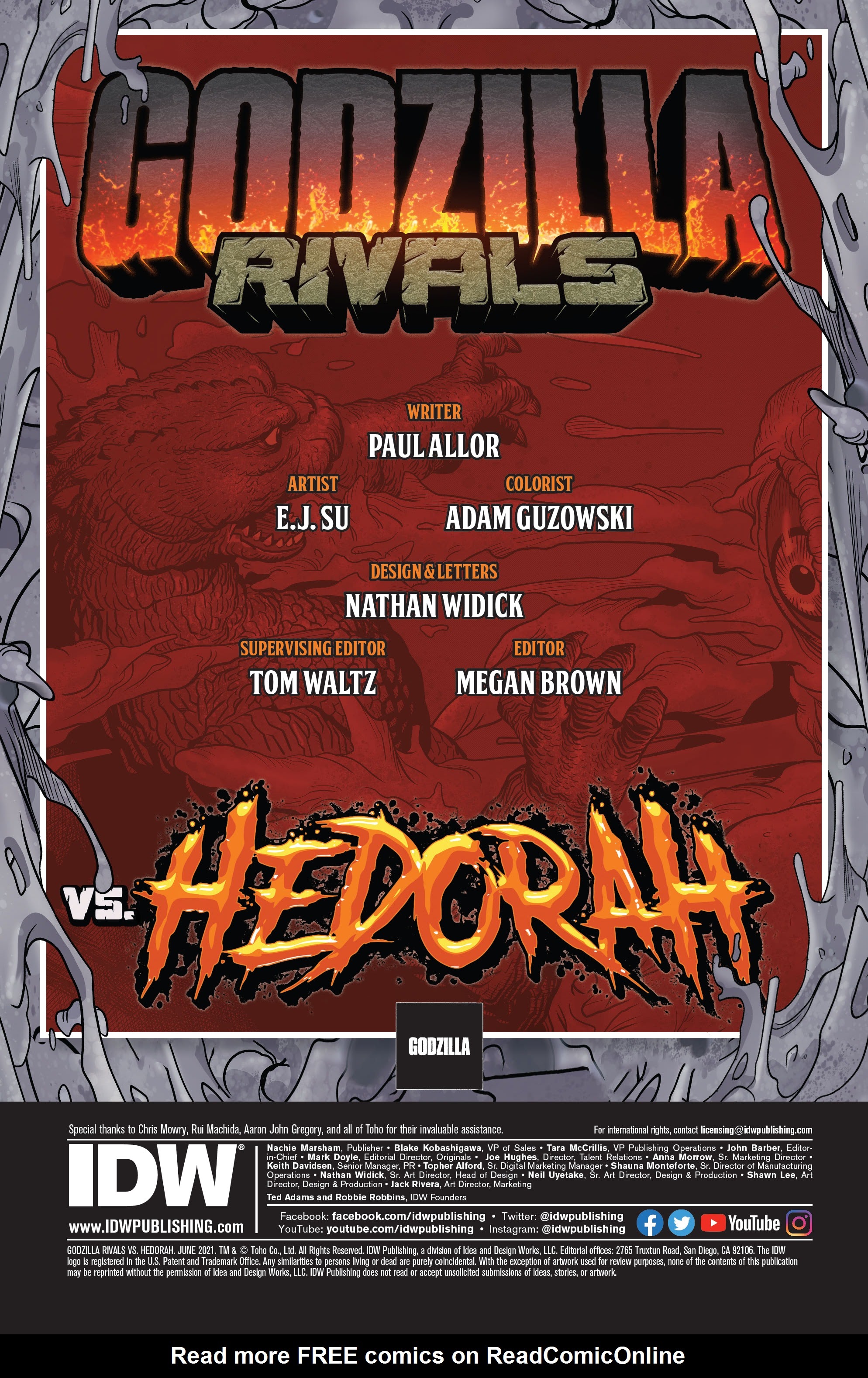 Read online Godzilla Rivals comic -  Issue # Vs. Hedorah - 2