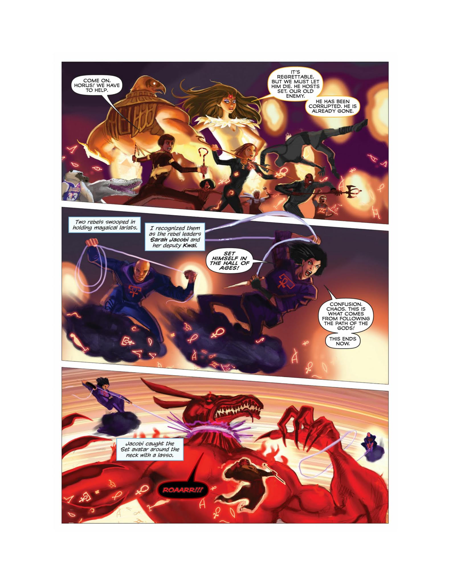 Read online The Kane Chronicles comic -  Issue # TPB 3 (Part 2) - 34