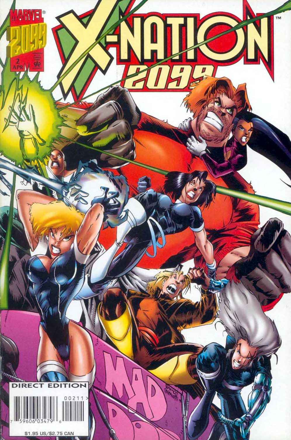 Read online X-Nation 2099 comic -  Issue #2 - 1