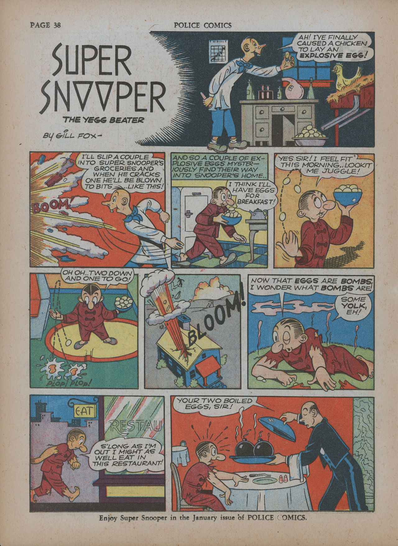 Read online Police Comics comic -  Issue #5 - 42