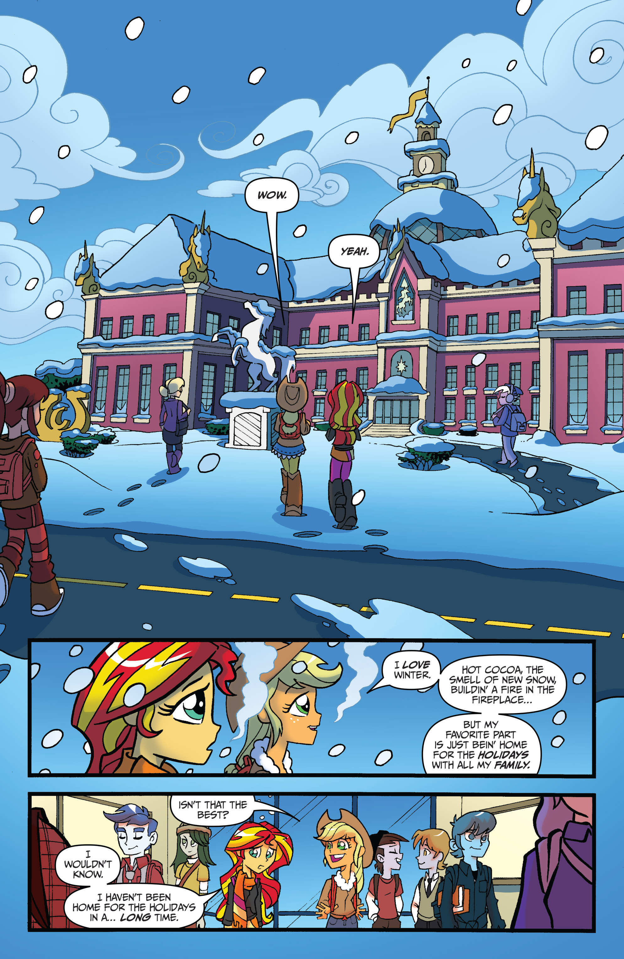 Read online My Little Pony: Equestria Girls Holiday Special 2014 comic -  Issue # Full - 4