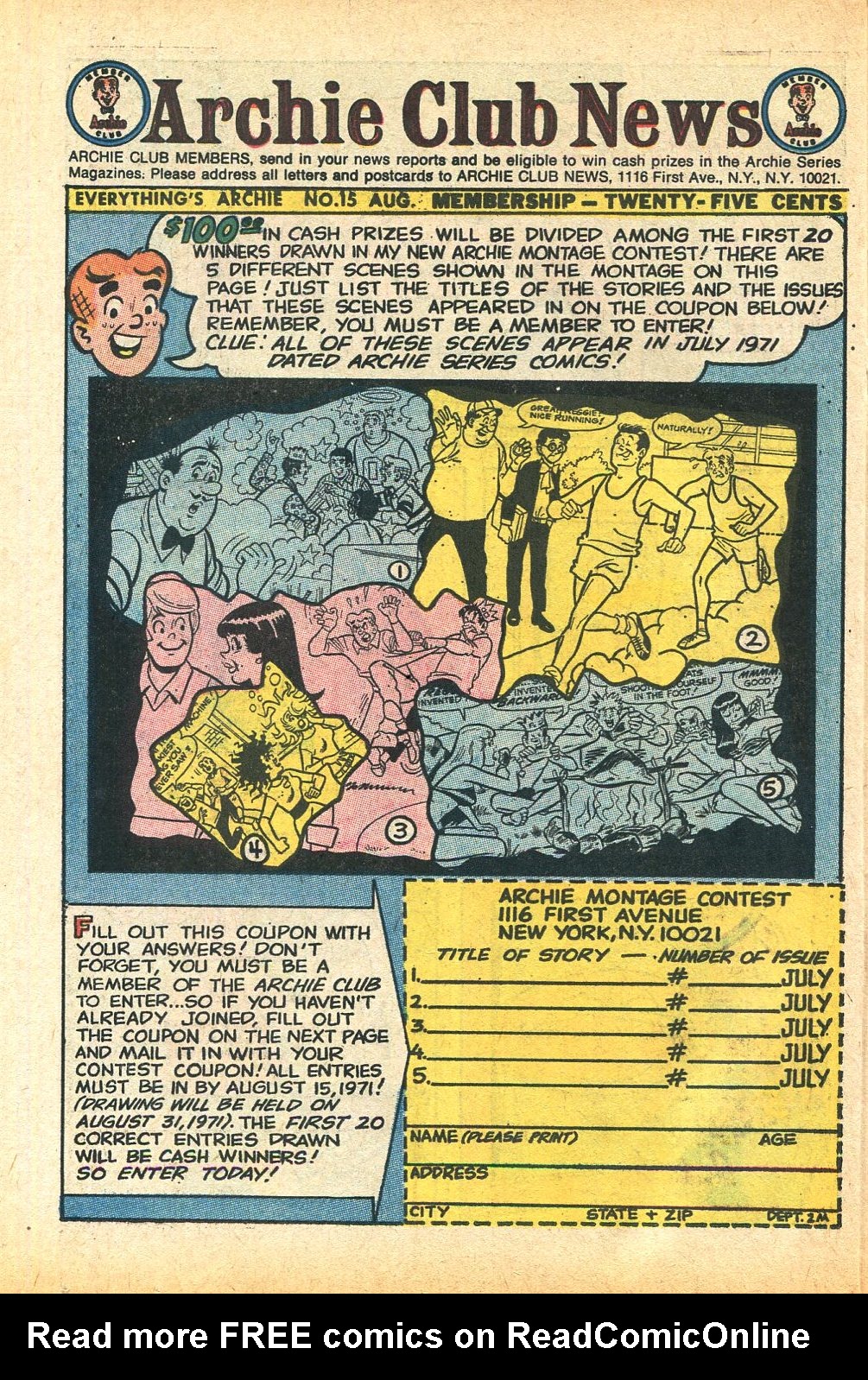 Read online Everything's Archie comic -  Issue #15 - 30