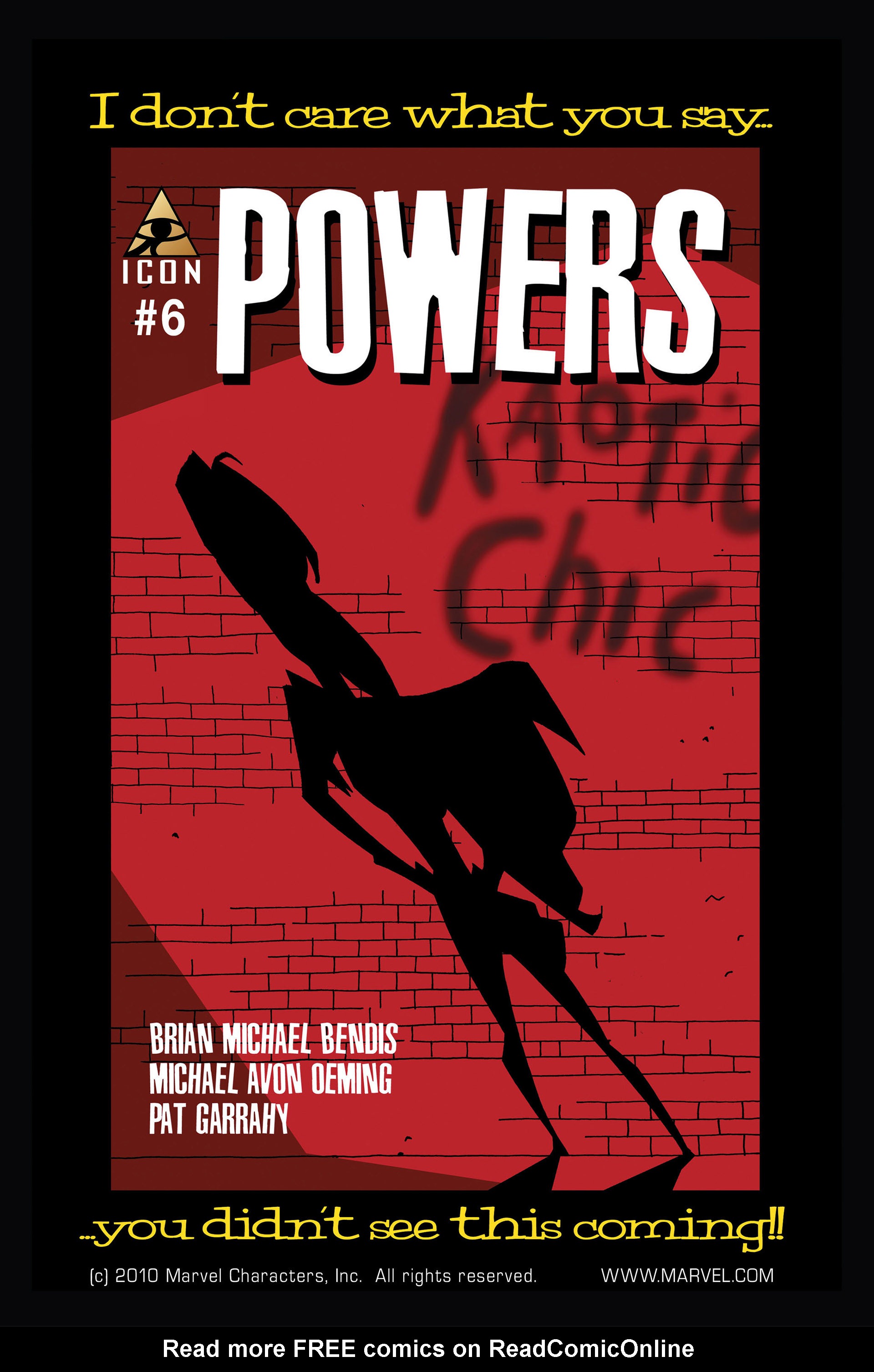 Read online Powers (2000) comic -  Issue #6 - 1