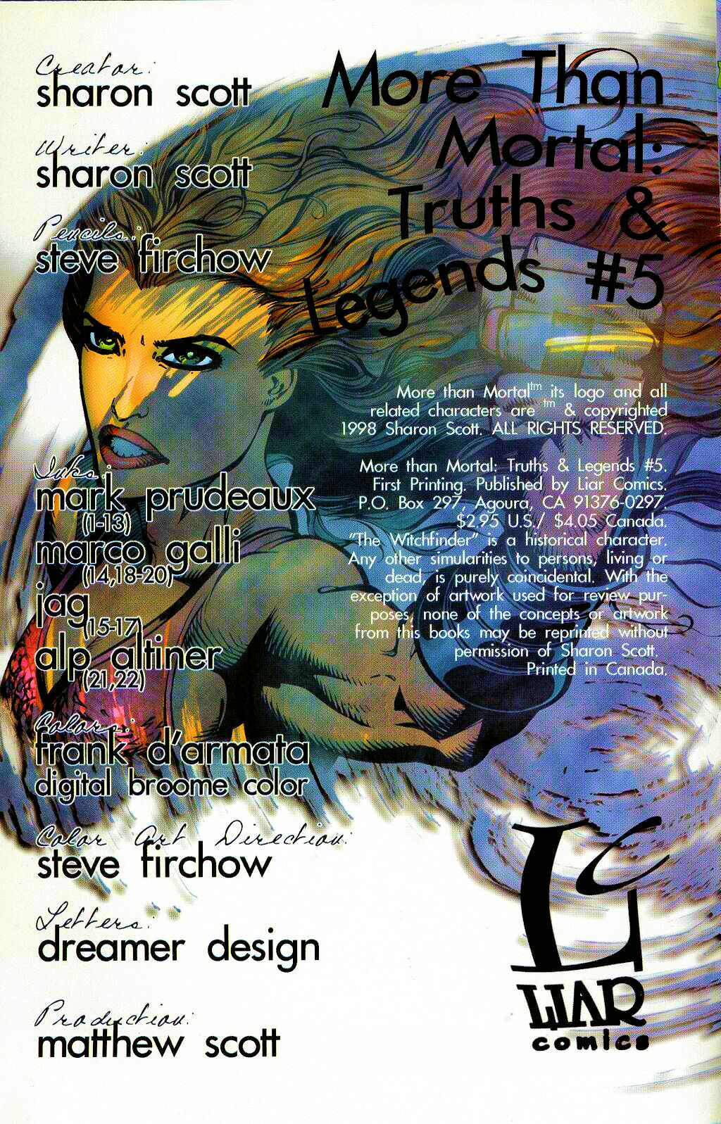 Read online More Than Mortal:  Truths & Legends comic -  Issue #5 - 2