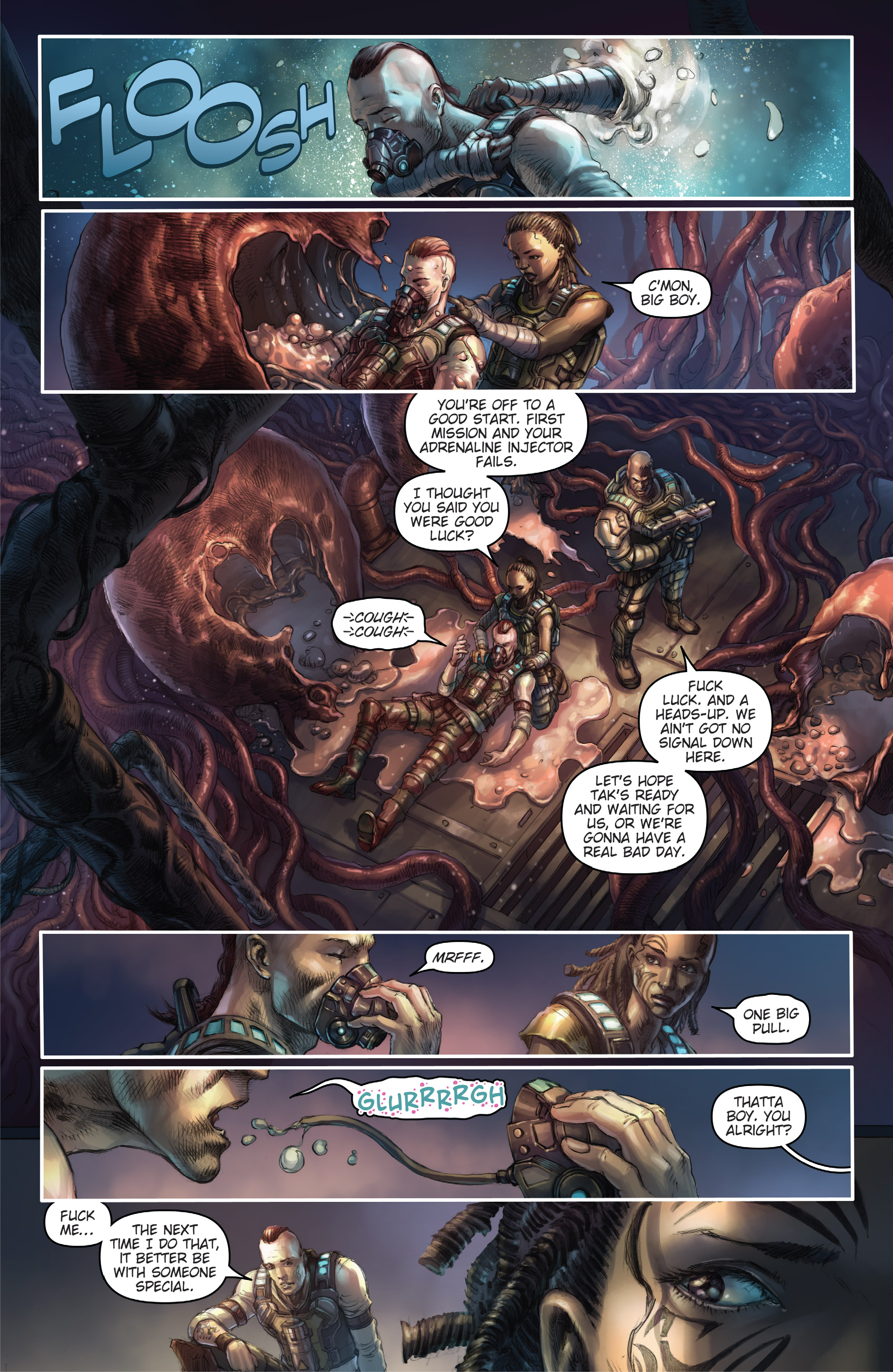 Read online Gears of War: Hivebusters comic -  Issue #1 - 8