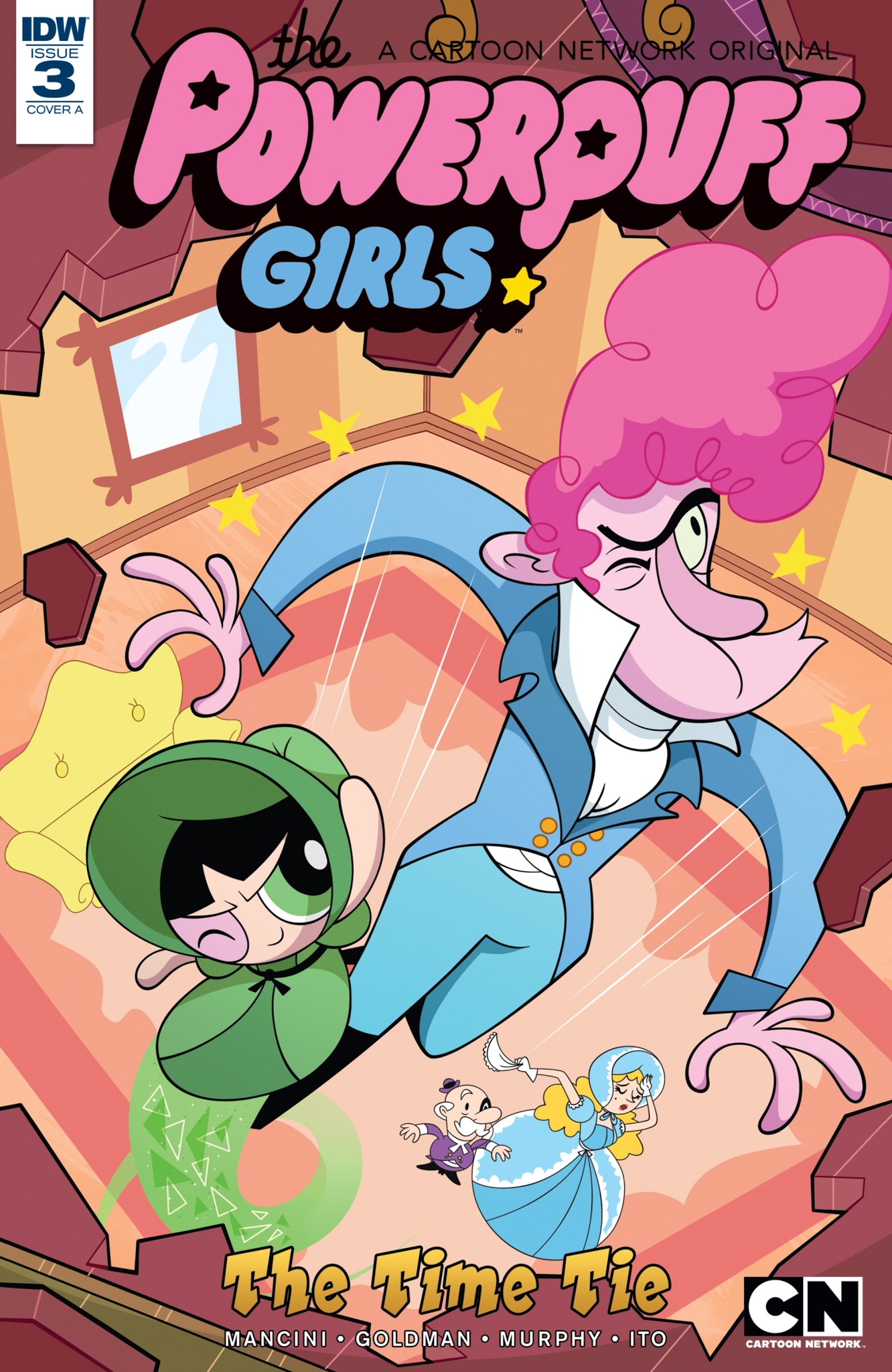 Read online Powerpuff Girls: The Time Tie comic -  Issue #3 - 1