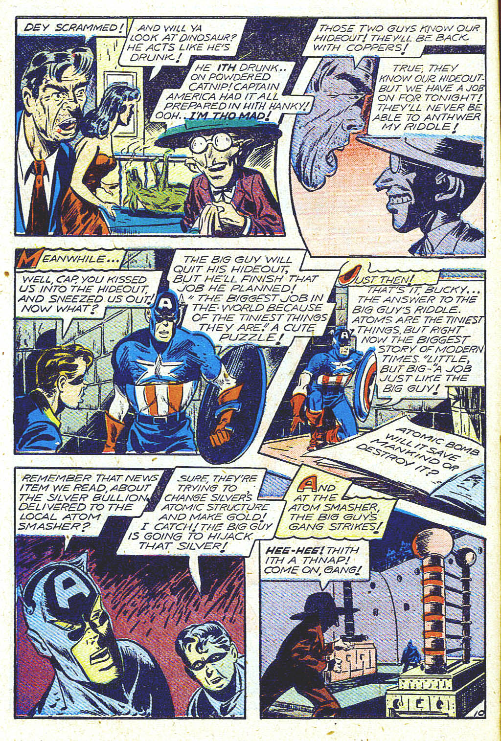 Read online Captain America Comics comic -  Issue #54 - 12