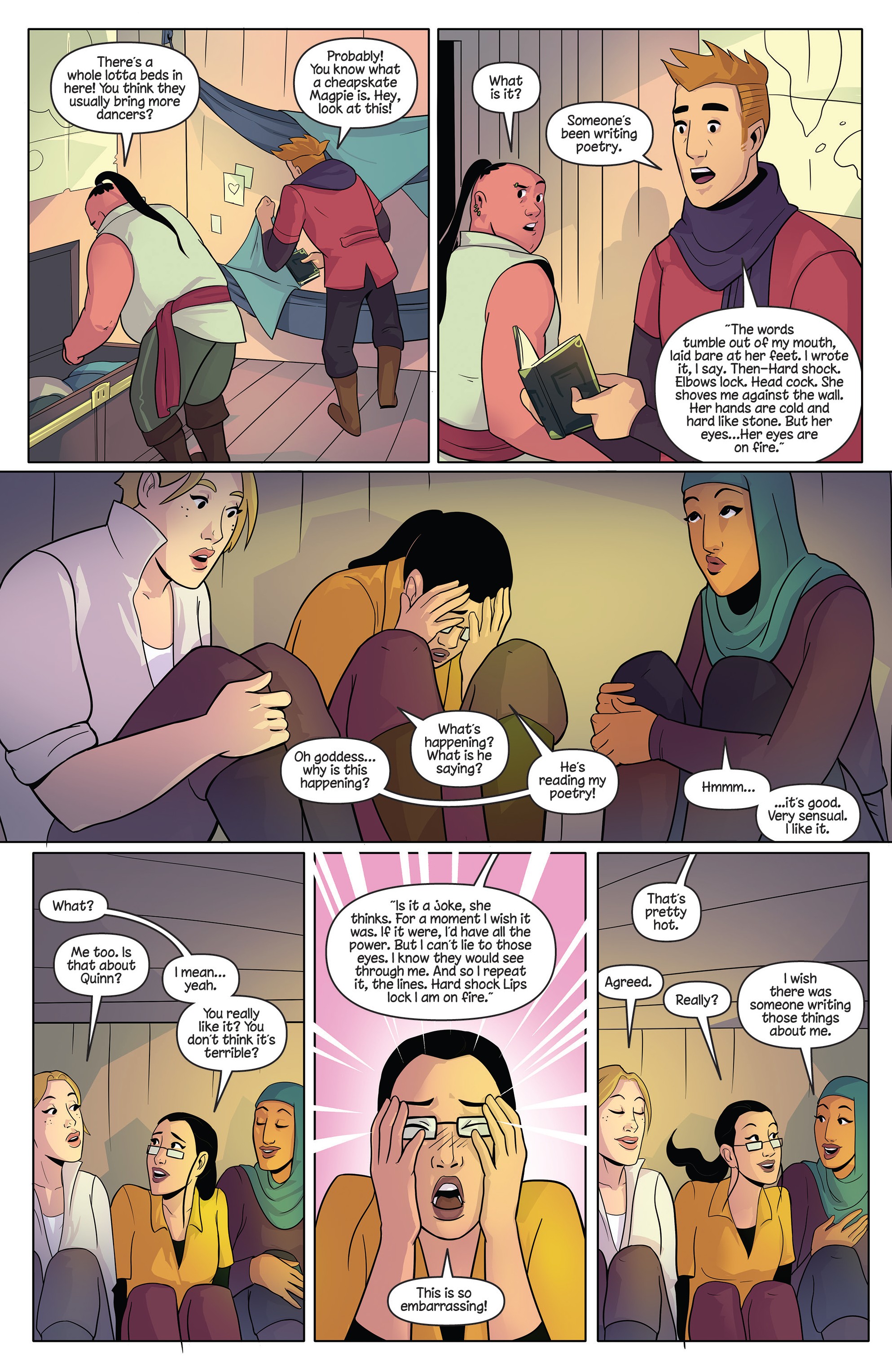 Read online Princeless Raven Year Two: Love and Revenge comic -  Issue # _TPB Assault On Golden Rock - 77