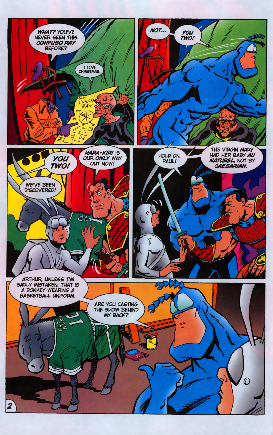 Read online The Tick's Big Xmas Trilogy comic -  Issue #2 - 4