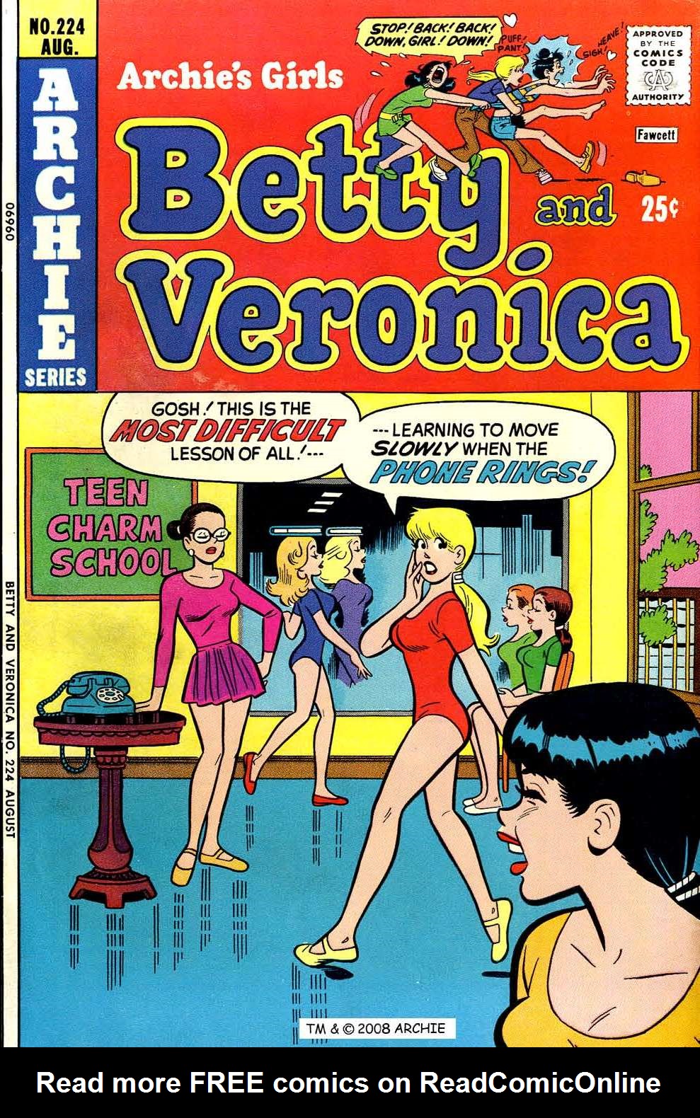 Read online Archie's Girls Betty and Veronica comic -  Issue #224 - 1