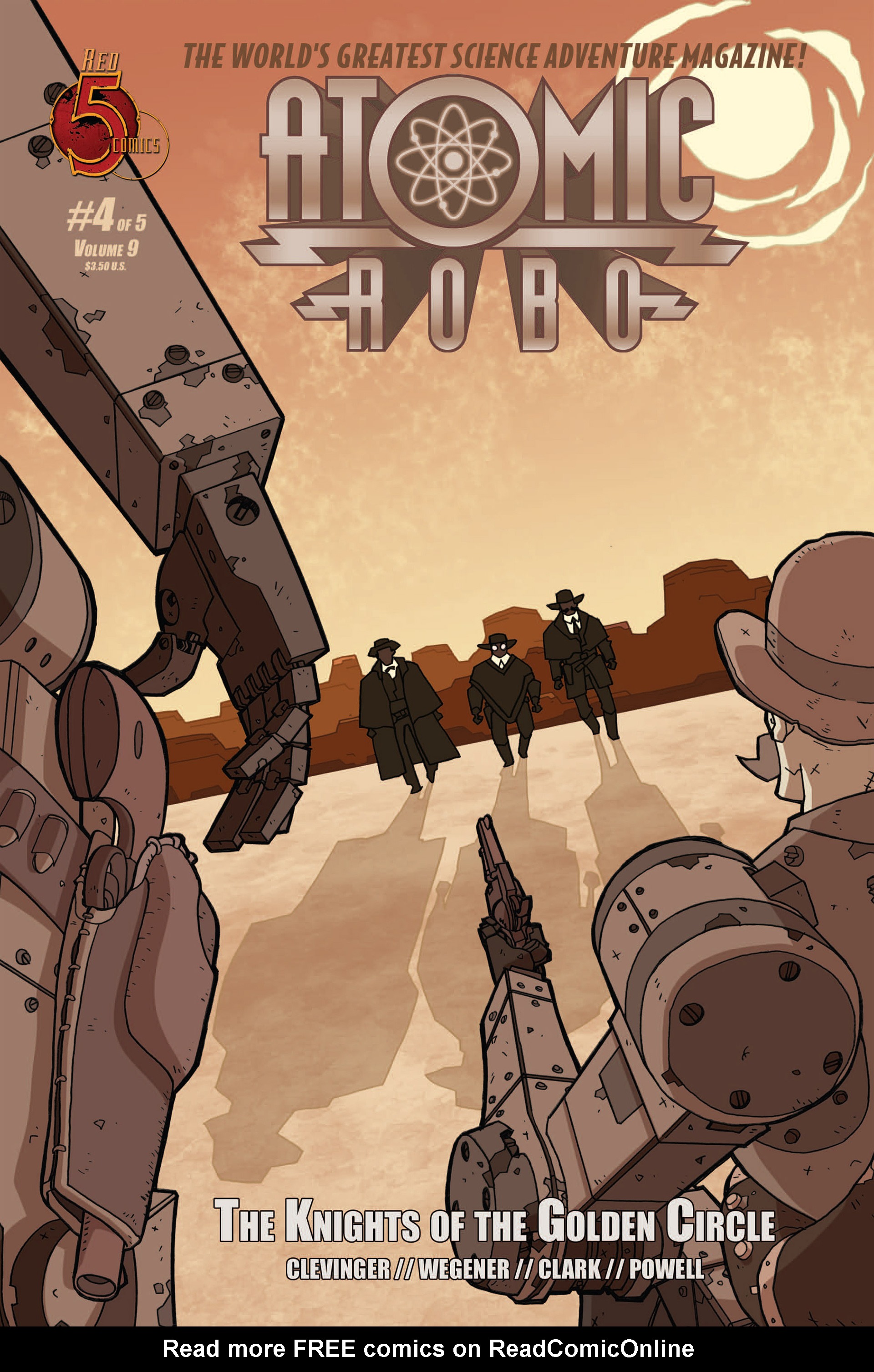 Read online Atomic Robo and the Knights of the Golden Circle comic -  Issue #4 - 1