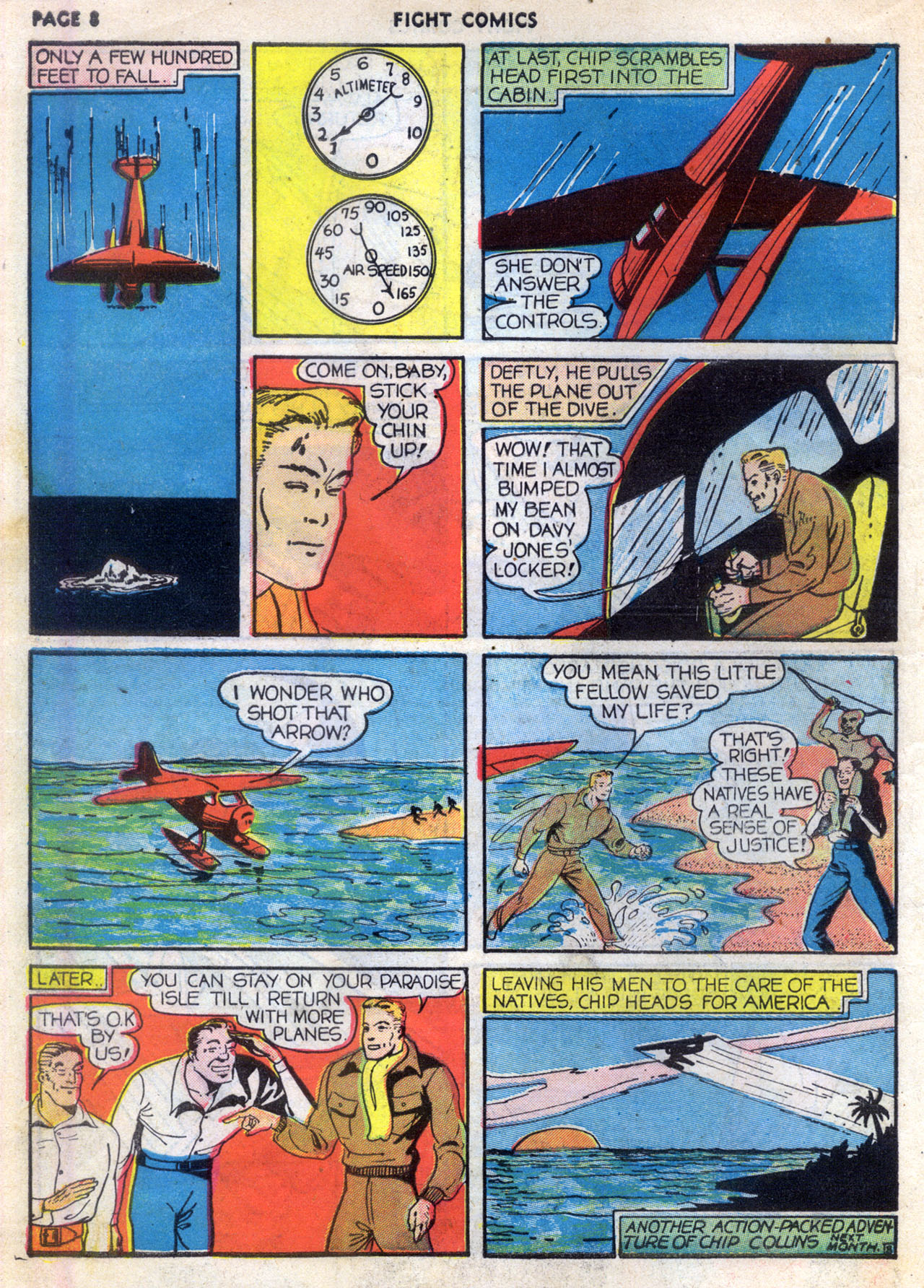 Read online Fight Comics comic -  Issue #9 - 10