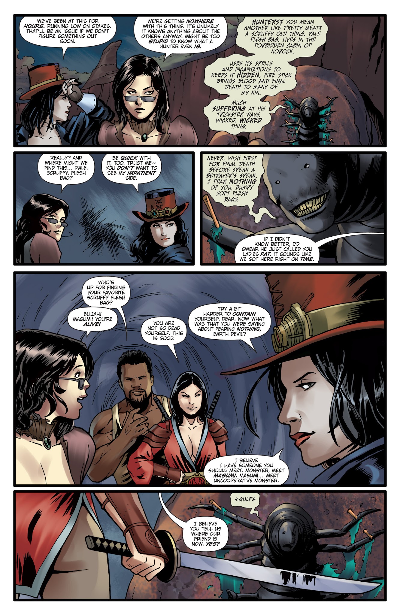 Read online Grimm Fairy Tales presents Hunters: The Shadowlands comic -  Issue # TPB - 24