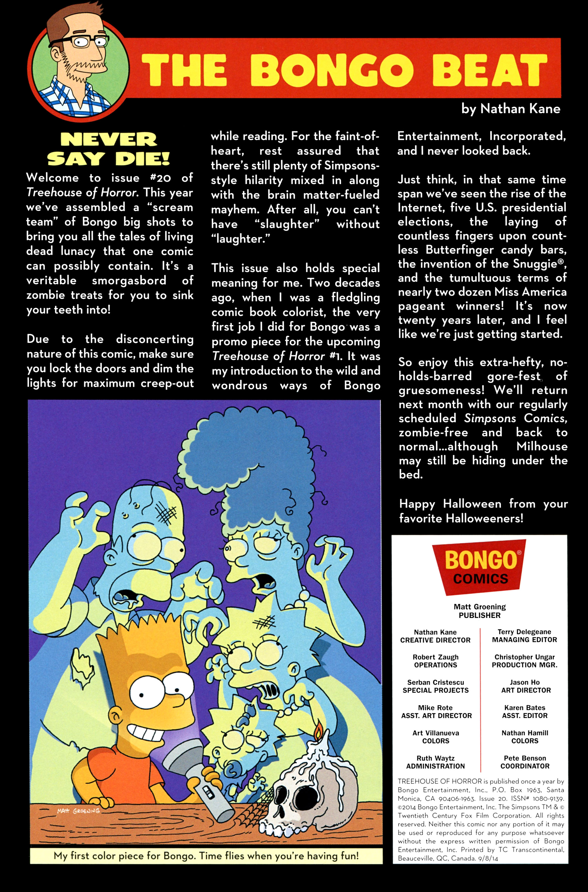 Read online Treehouse of Horror comic -  Issue #20 - 2