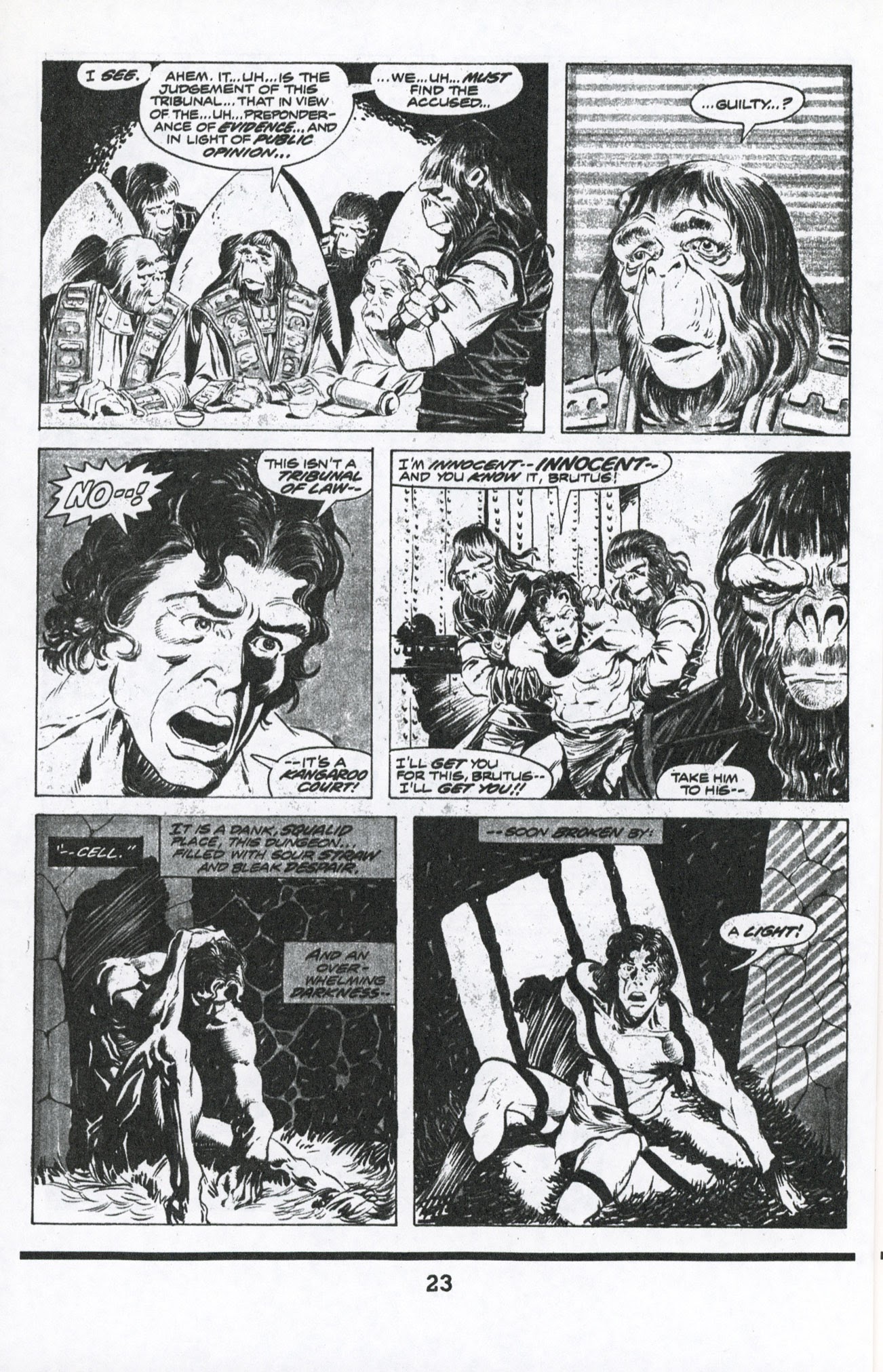 Read online Terror on the Planet of the Apes comic -  Issue #1 - 28