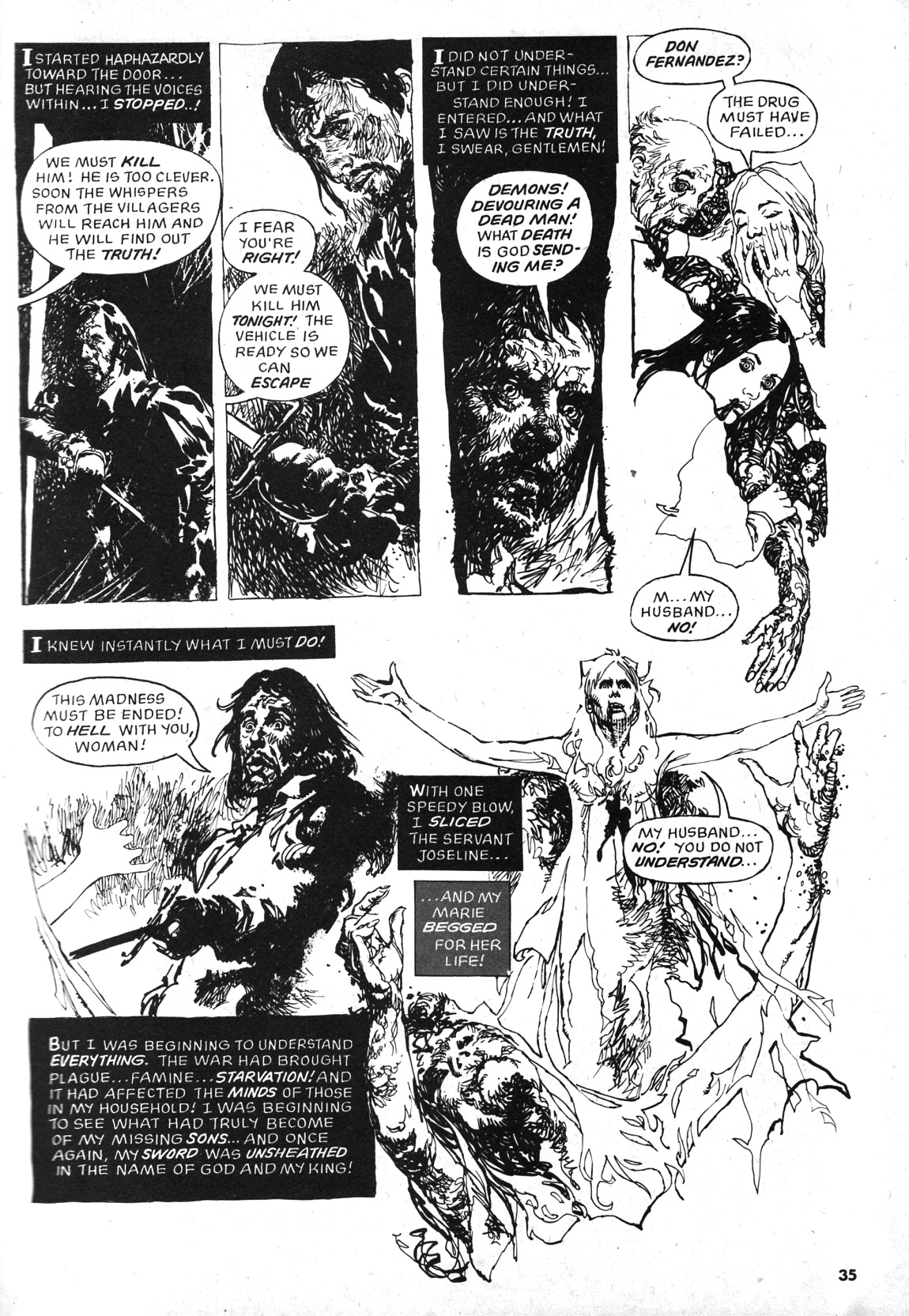 Read online Vampirella (1969) comic -  Issue #31 - 35