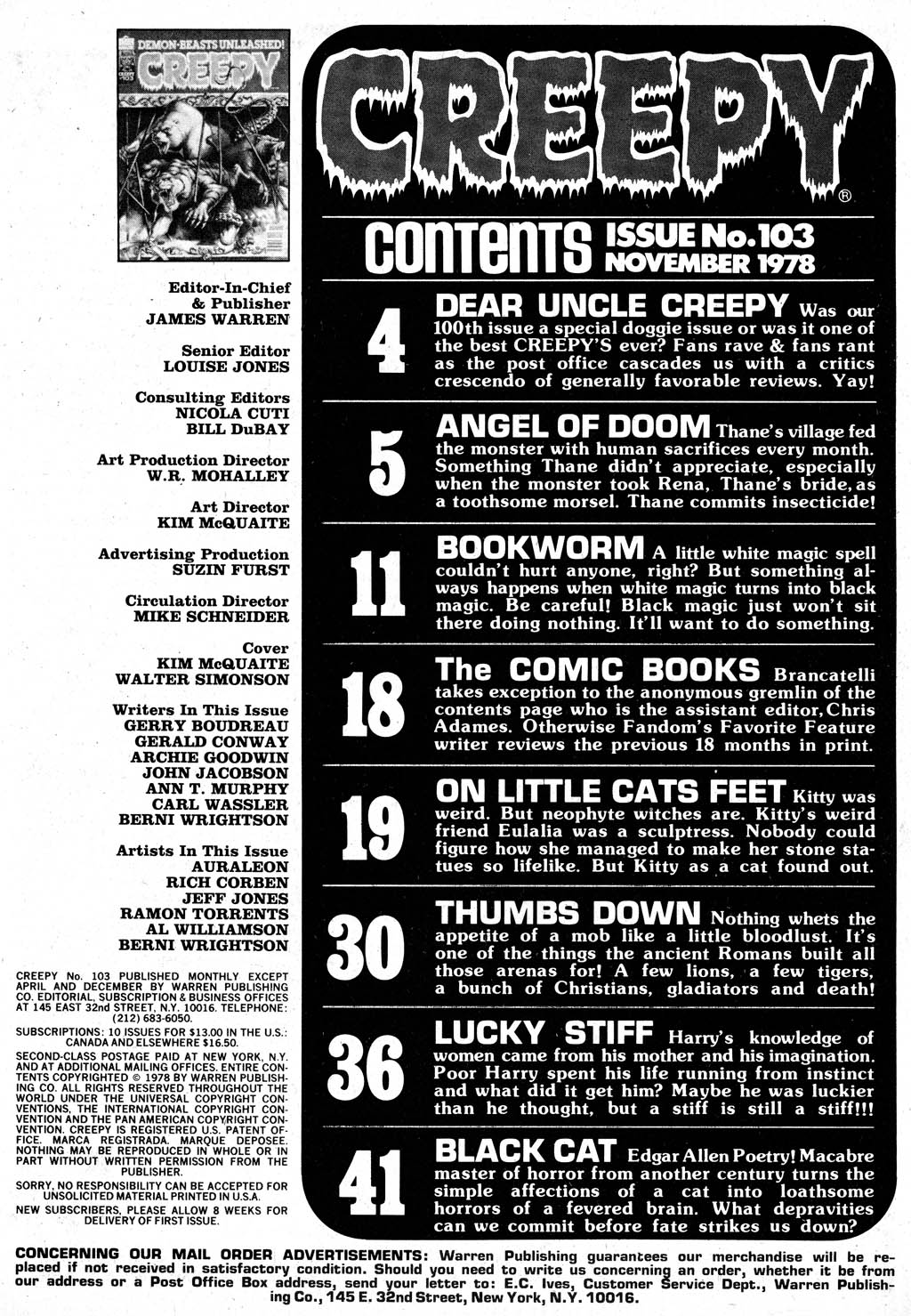 Read online Creepy (1964) comic -  Issue #103 - 3