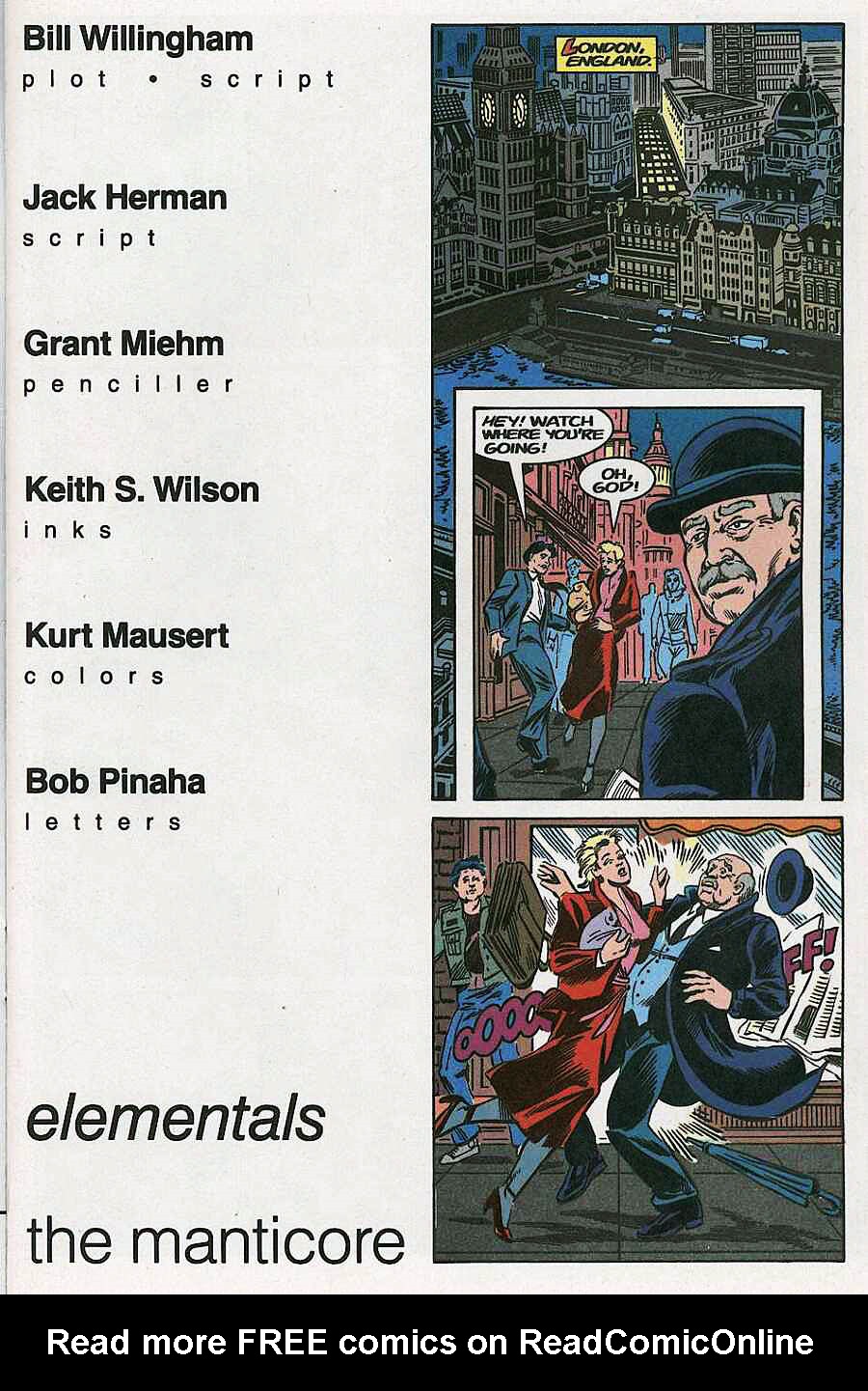 Read online Elementals (1984) comic -  Issue #19 - 3