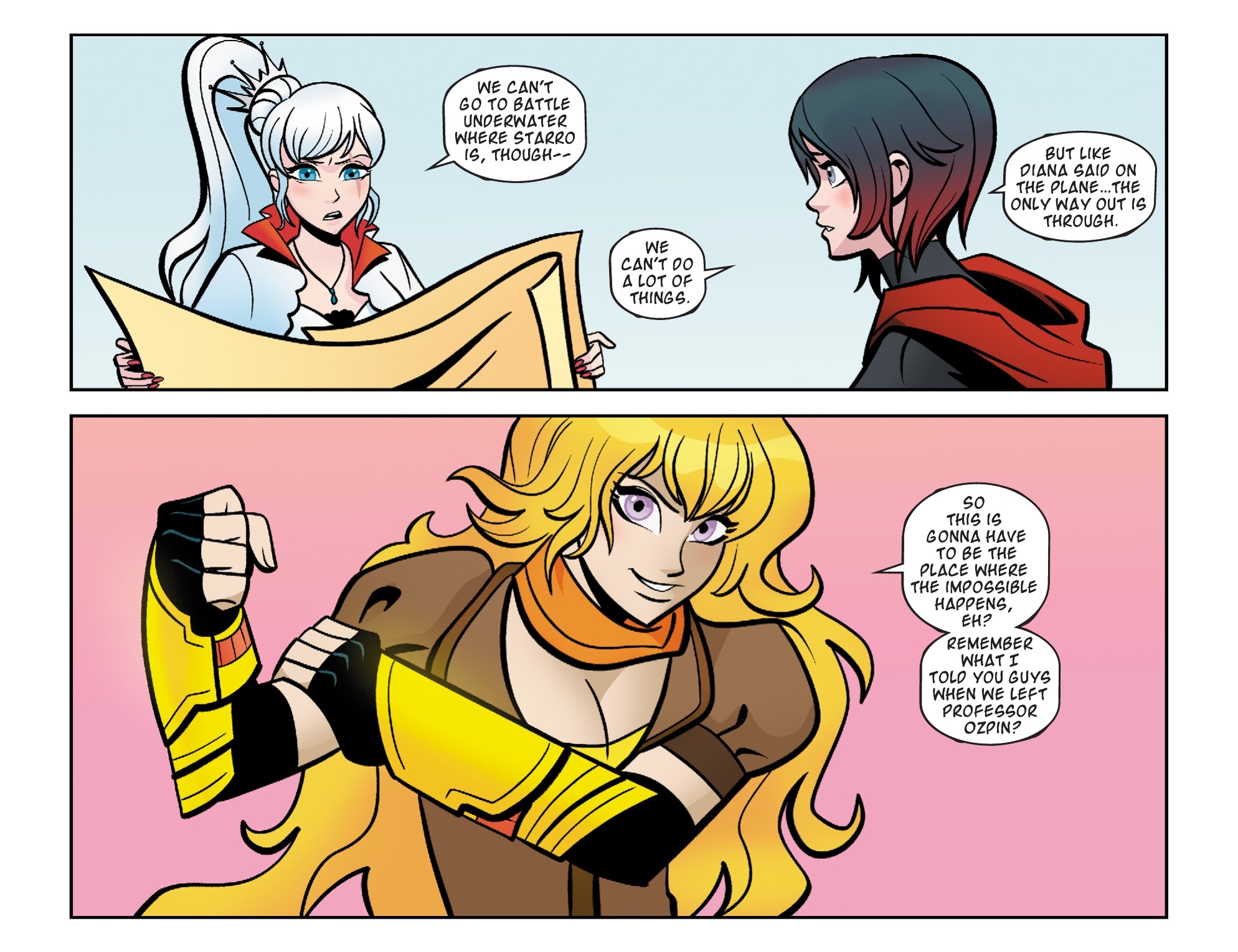 Read online RWBY/Justice League comic -  Issue #10 - 11