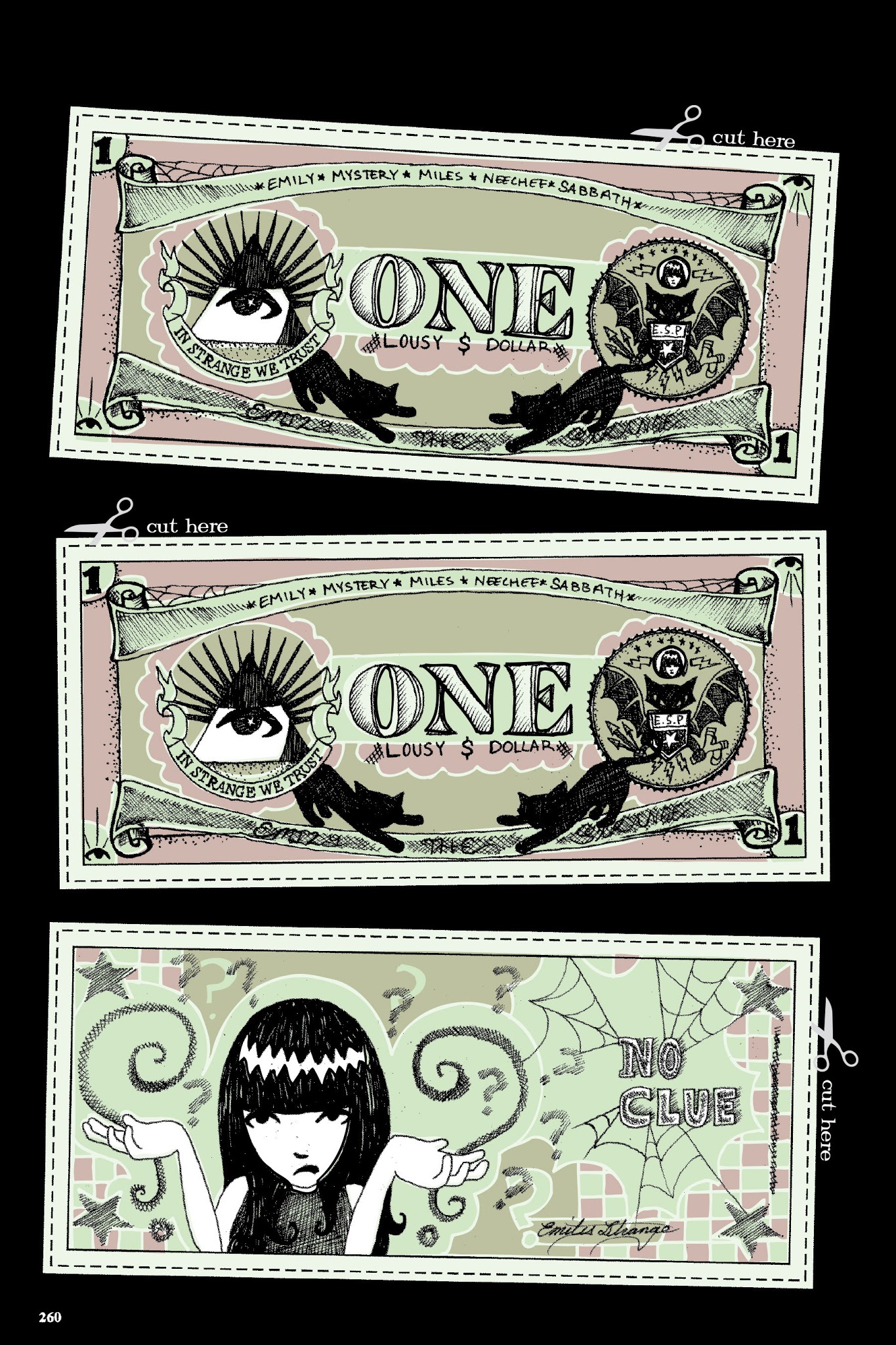 Read online The Complete Emily The Strange: All Things Strange comic -  Issue # TPB - 248