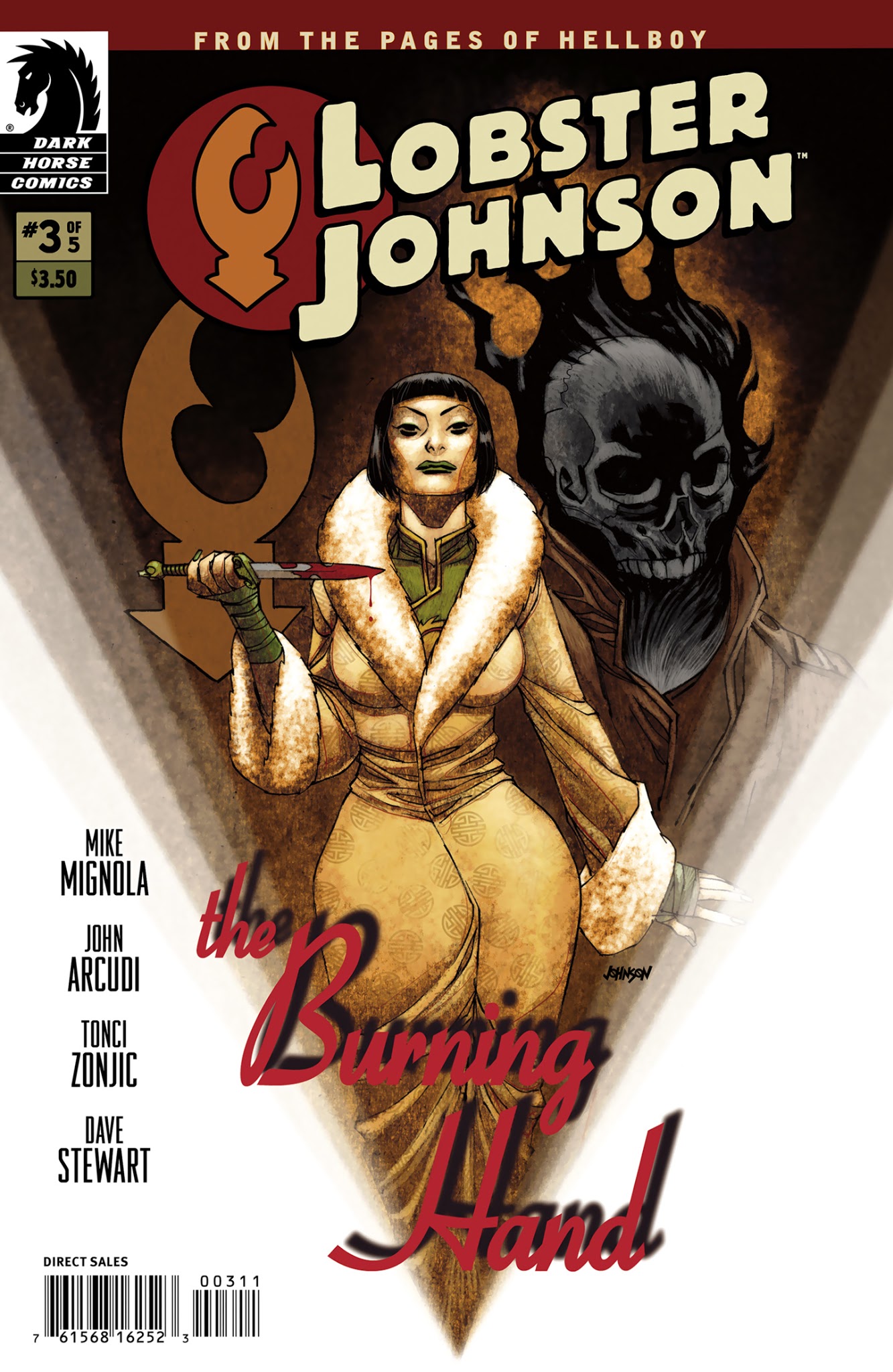 Read online Lobster Johnson: The Burning Hand comic -  Issue #3 - 1