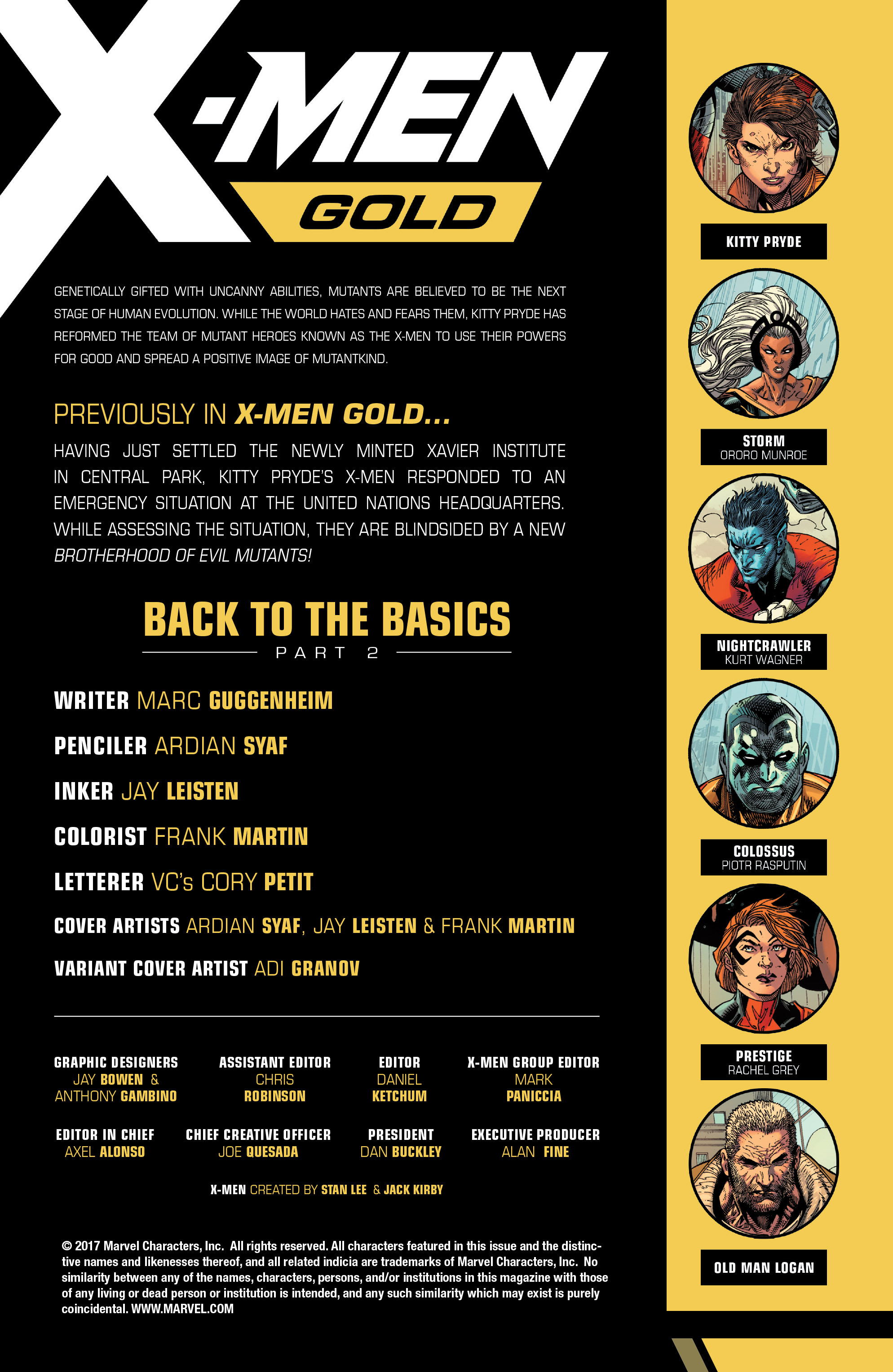 Read online X-Men: Gold comic -  Issue #2 - 2