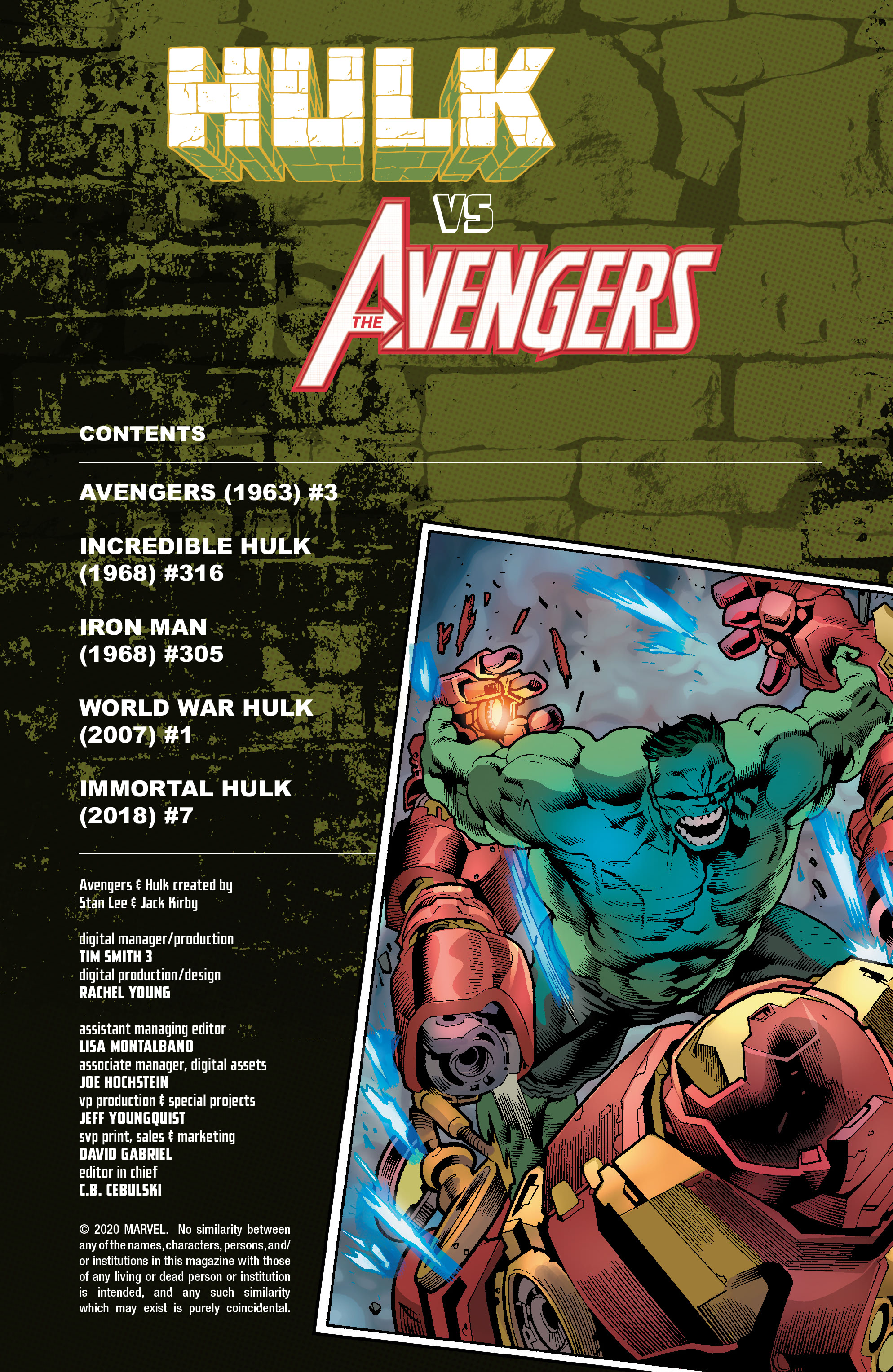Read online Hulk vs. The Avengers comic -  Issue # TPB - 2