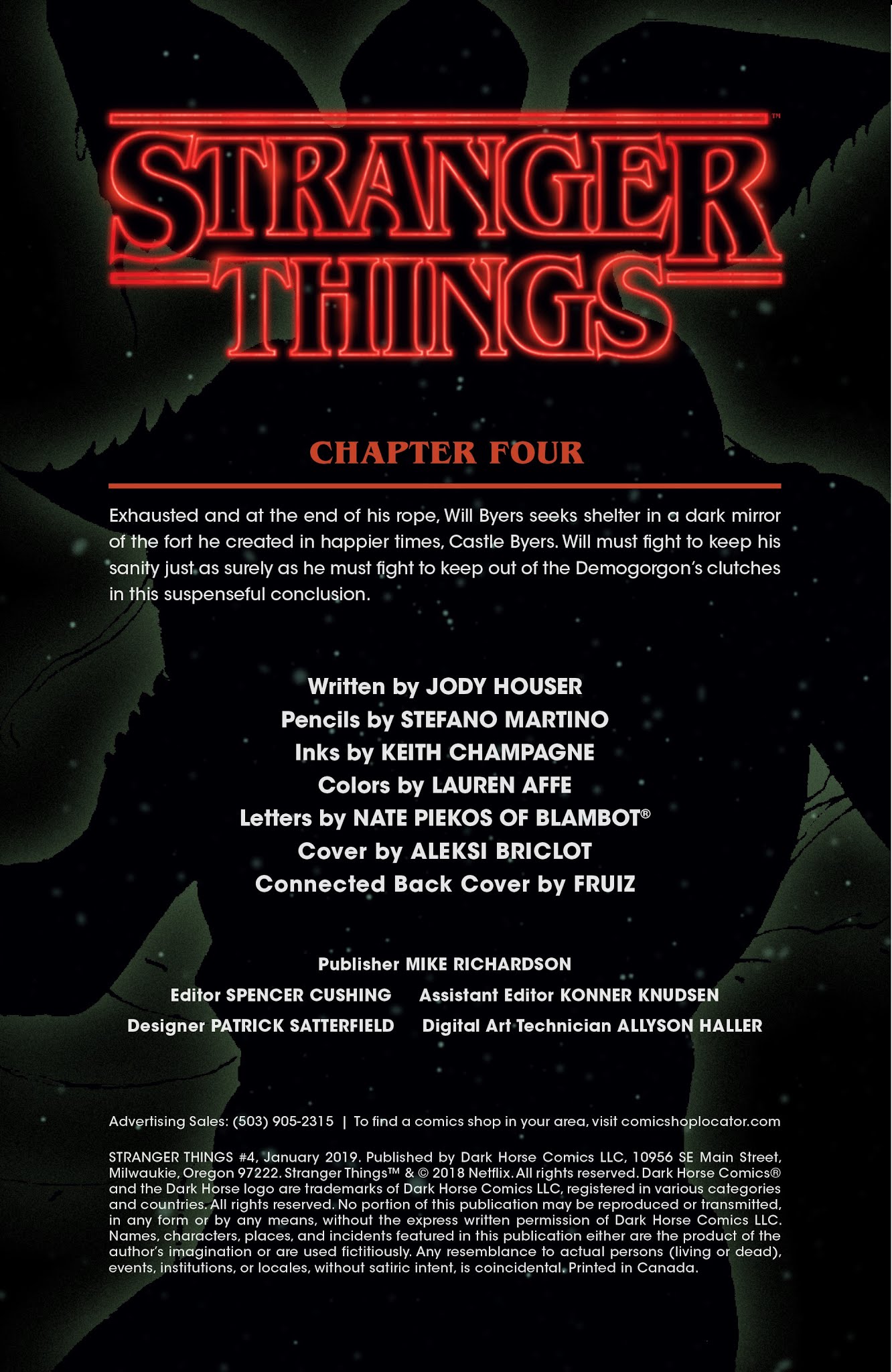 Read online Stranger Things comic -  Issue #4 - 2