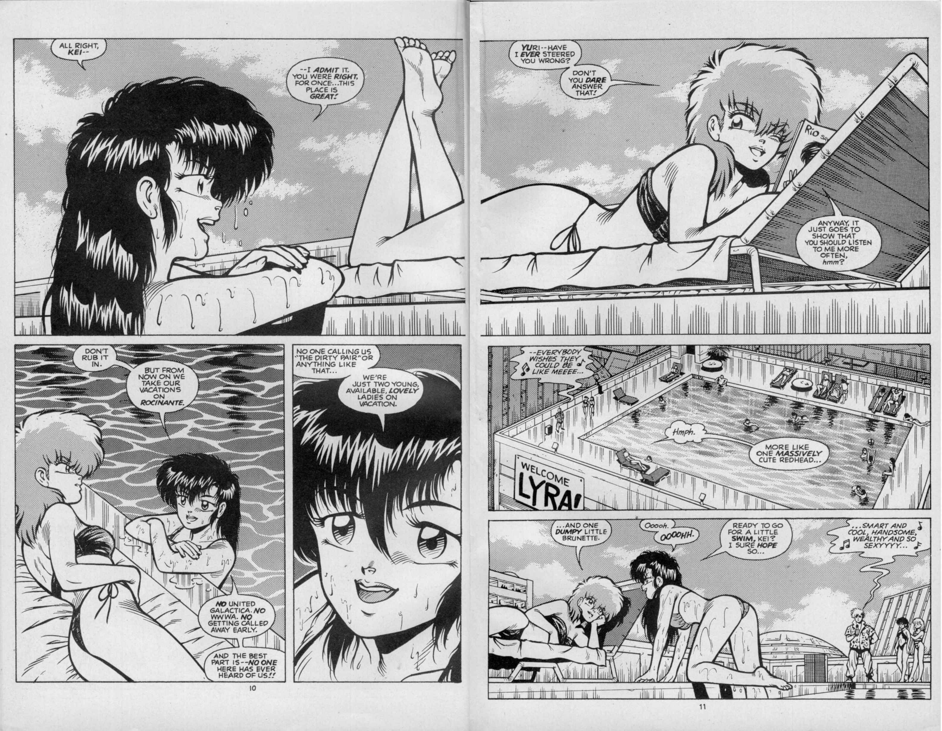 Dirty Pair II Issue #1 #1 - English 12