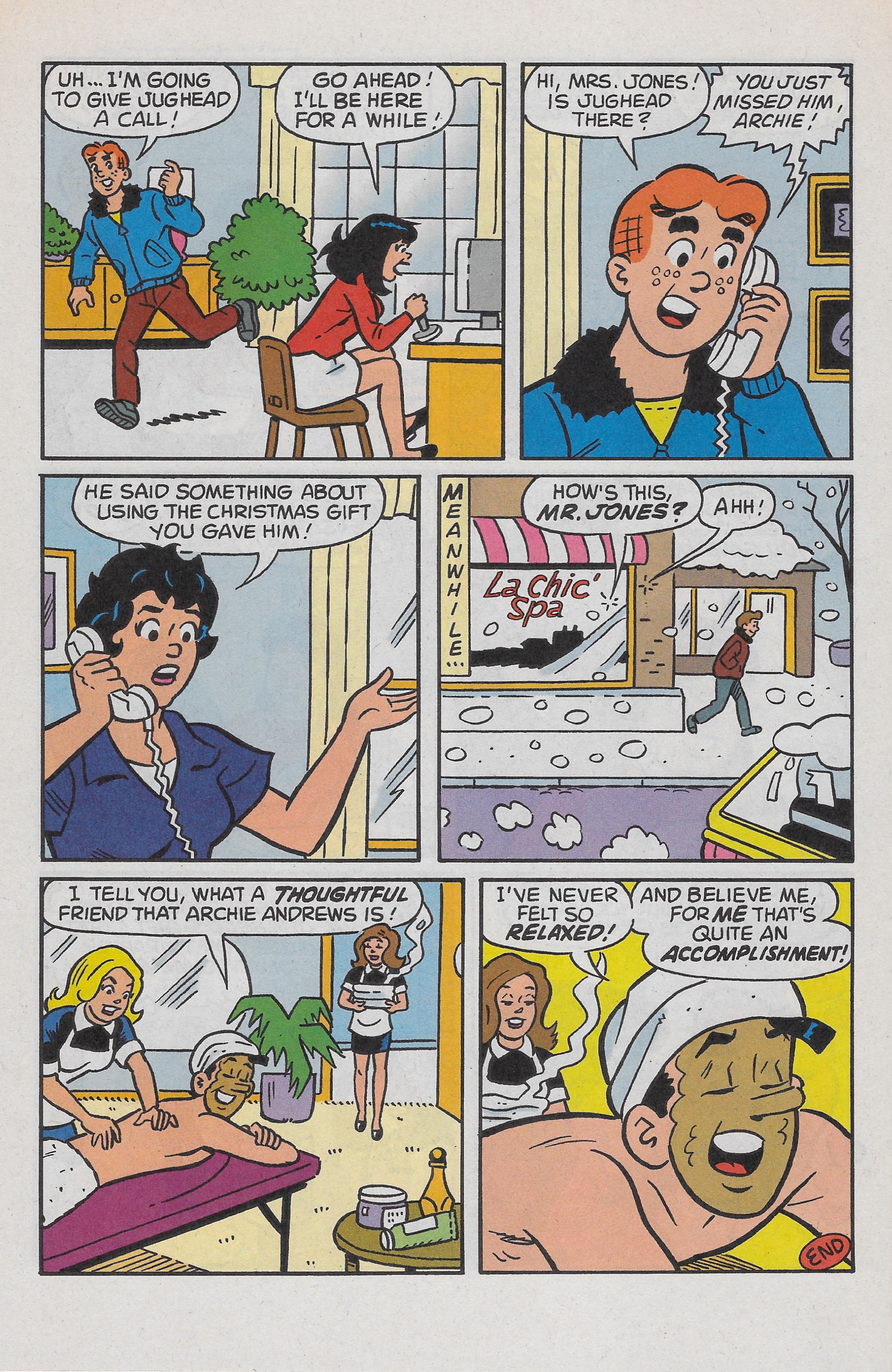 Read online Archie's Christmas Stocking comic -  Issue #7 - 34