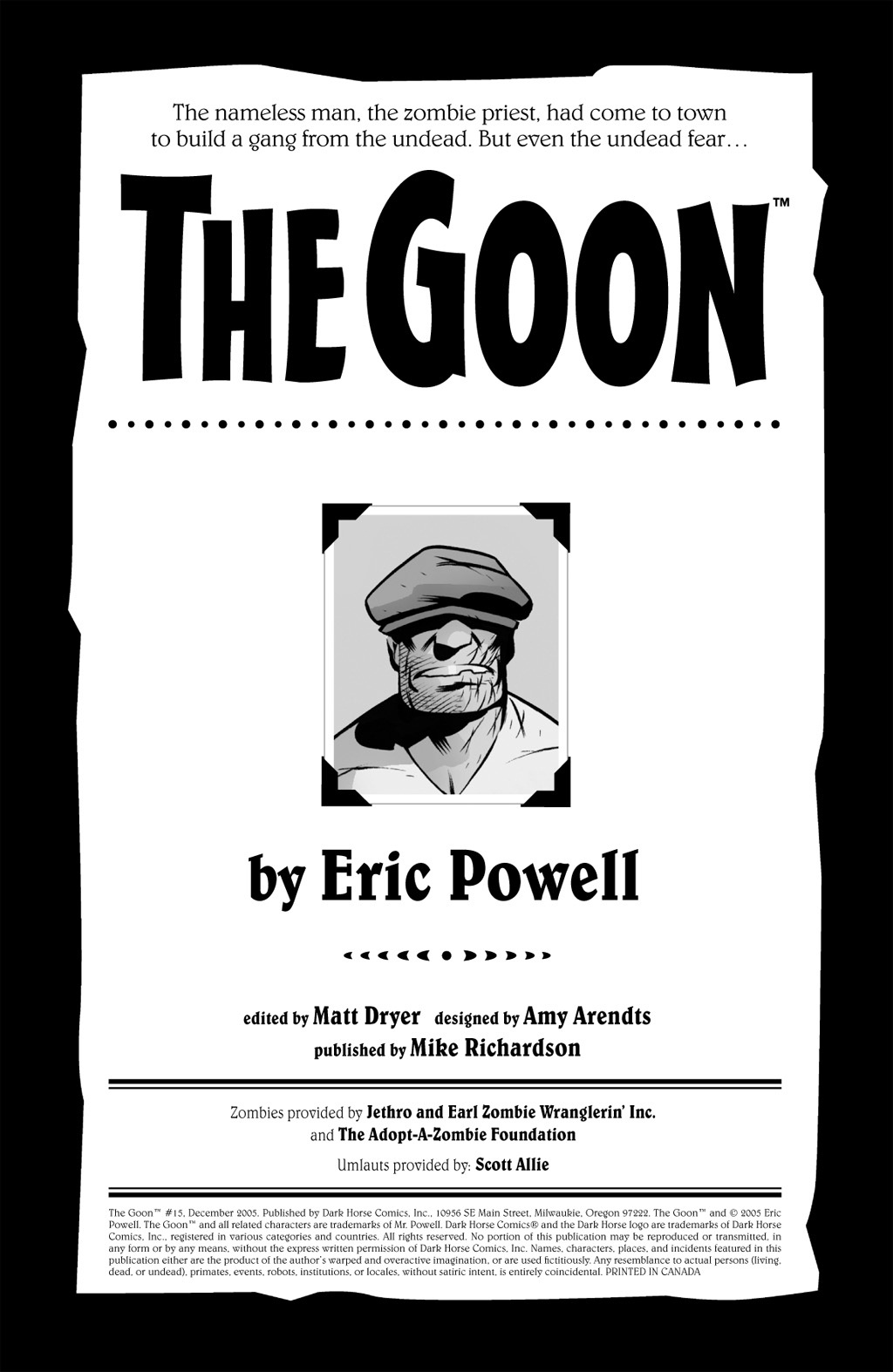 Read online The Goon (2003) comic -  Issue #15 - 2