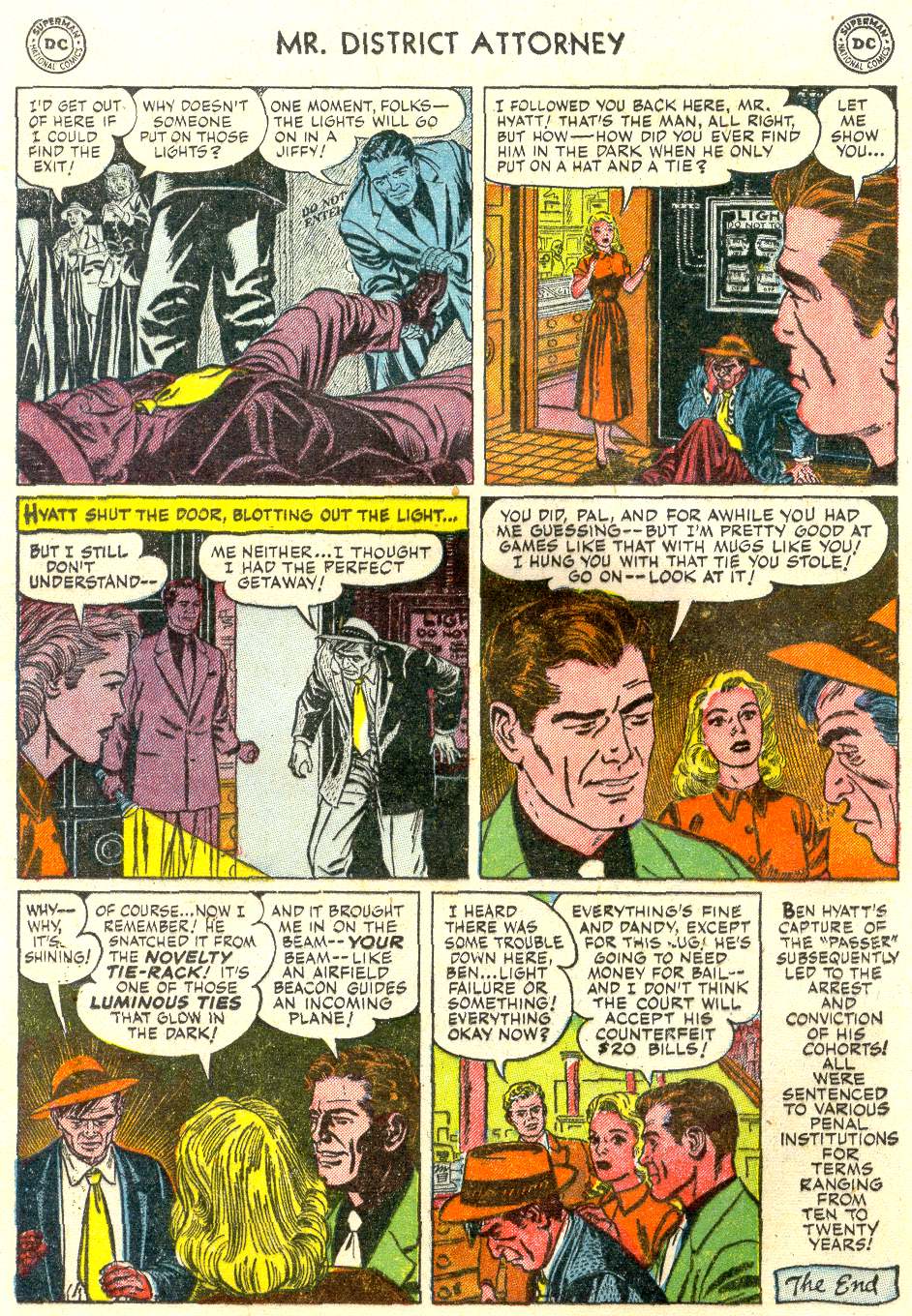 Read online Mr. District Attorney comic -  Issue #29 - 20