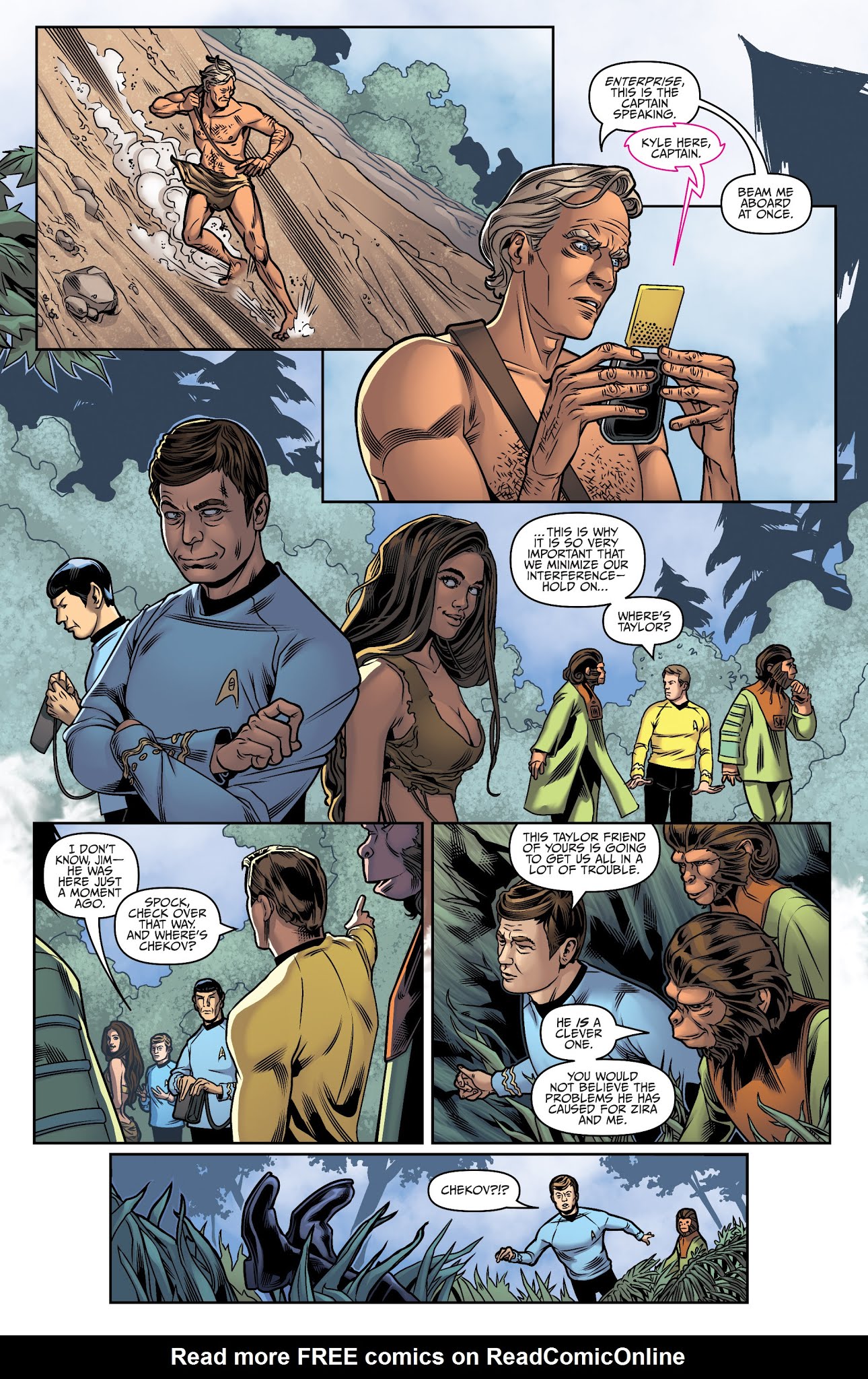 Read online Star Trek/Planet of the Apes: The Primate Directive comic -  Issue #3 - 5