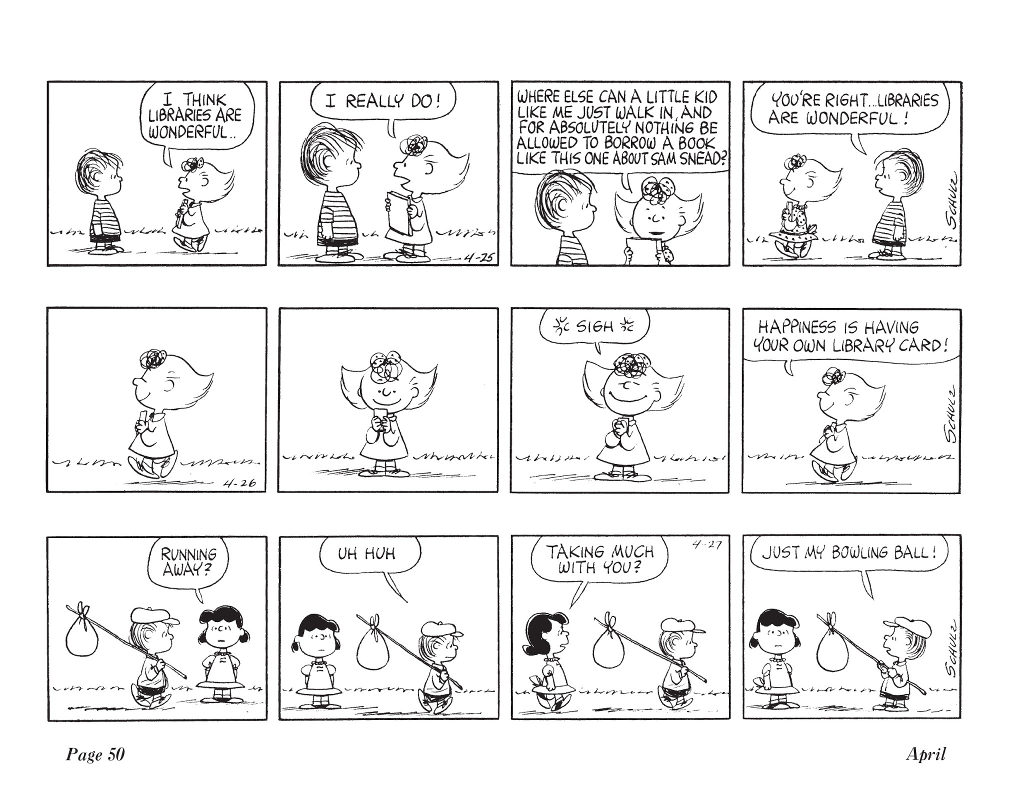 Read online The Complete Peanuts comic -  Issue # TPB 7 - 61