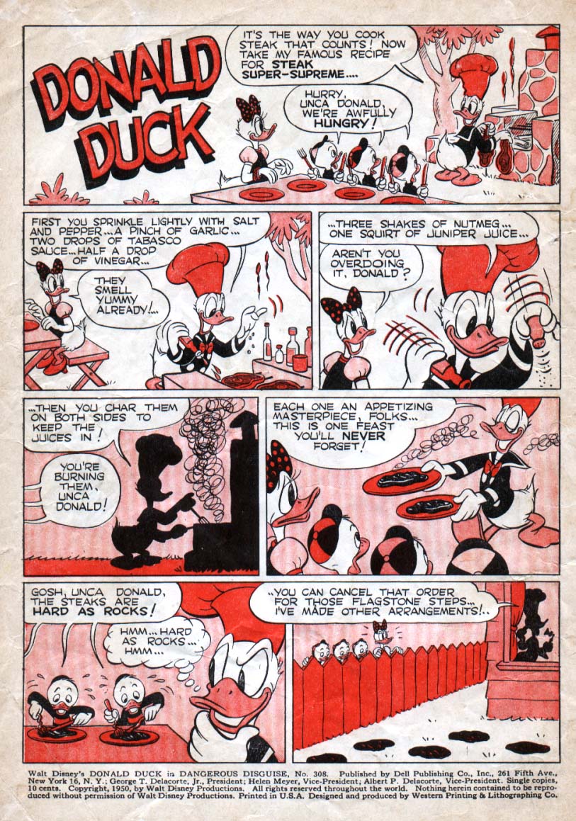 Read online Four Color Comics comic -  Issue #308 - 2