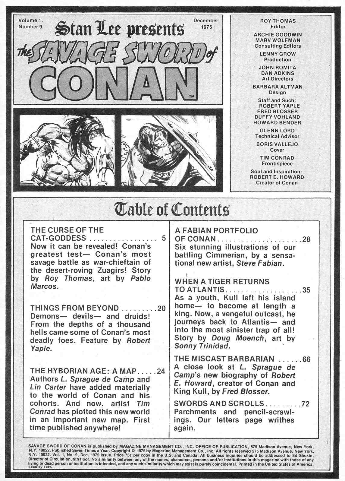 The Savage Sword Of Conan issue 9 - Page 3