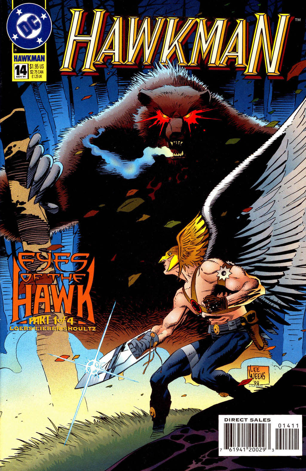 Read online Hawkman (1993) comic -  Issue #14 - 1