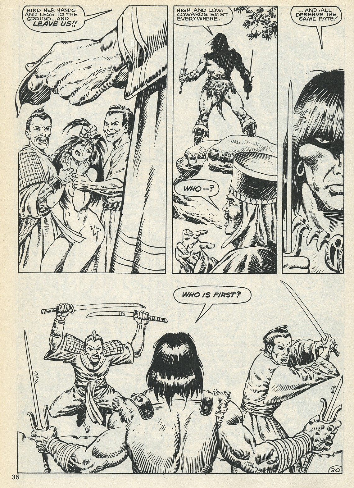 Read online The Savage Sword Of Conan comic -  Issue #132 - 36