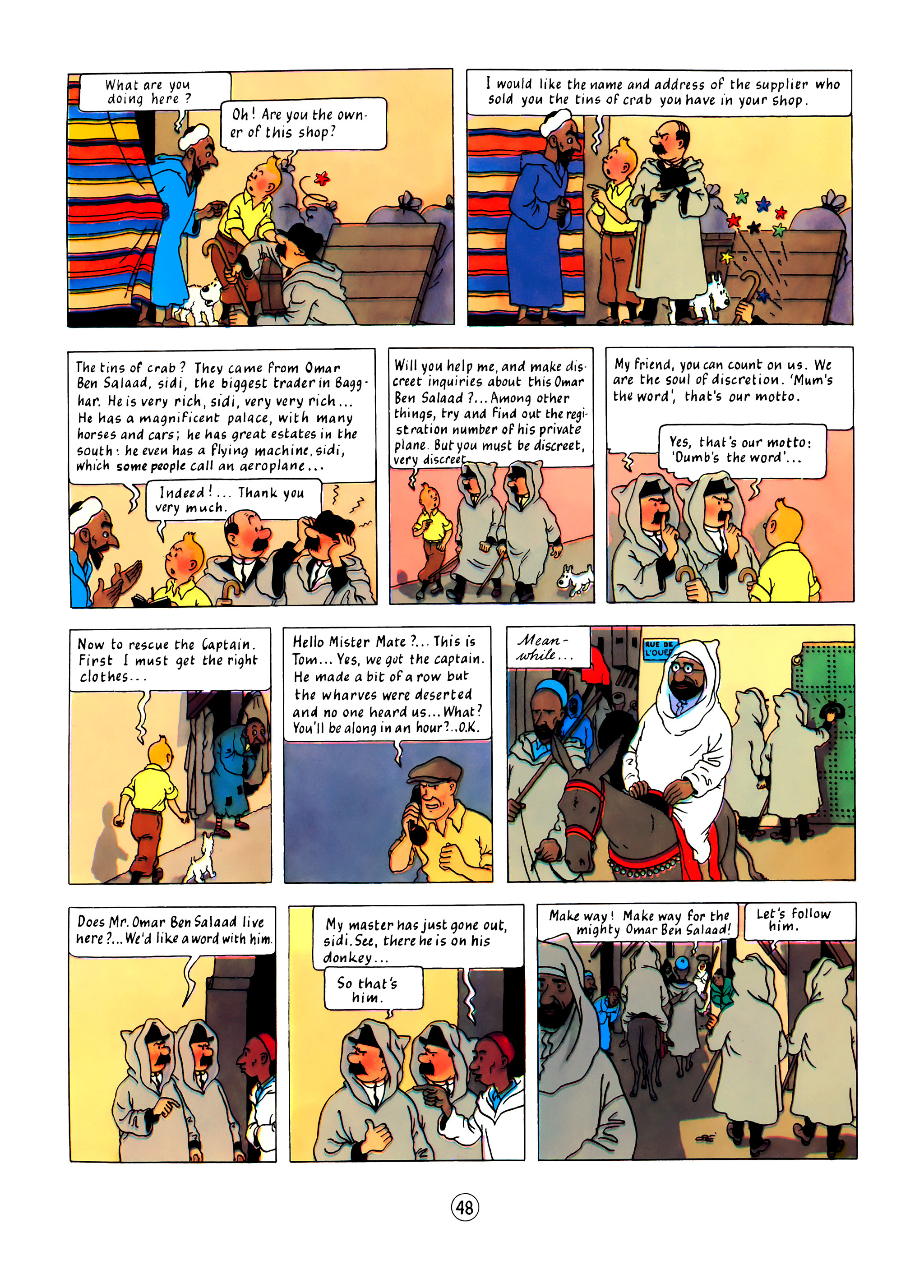 Read online The Adventures of Tintin comic -  Issue #9 - 51