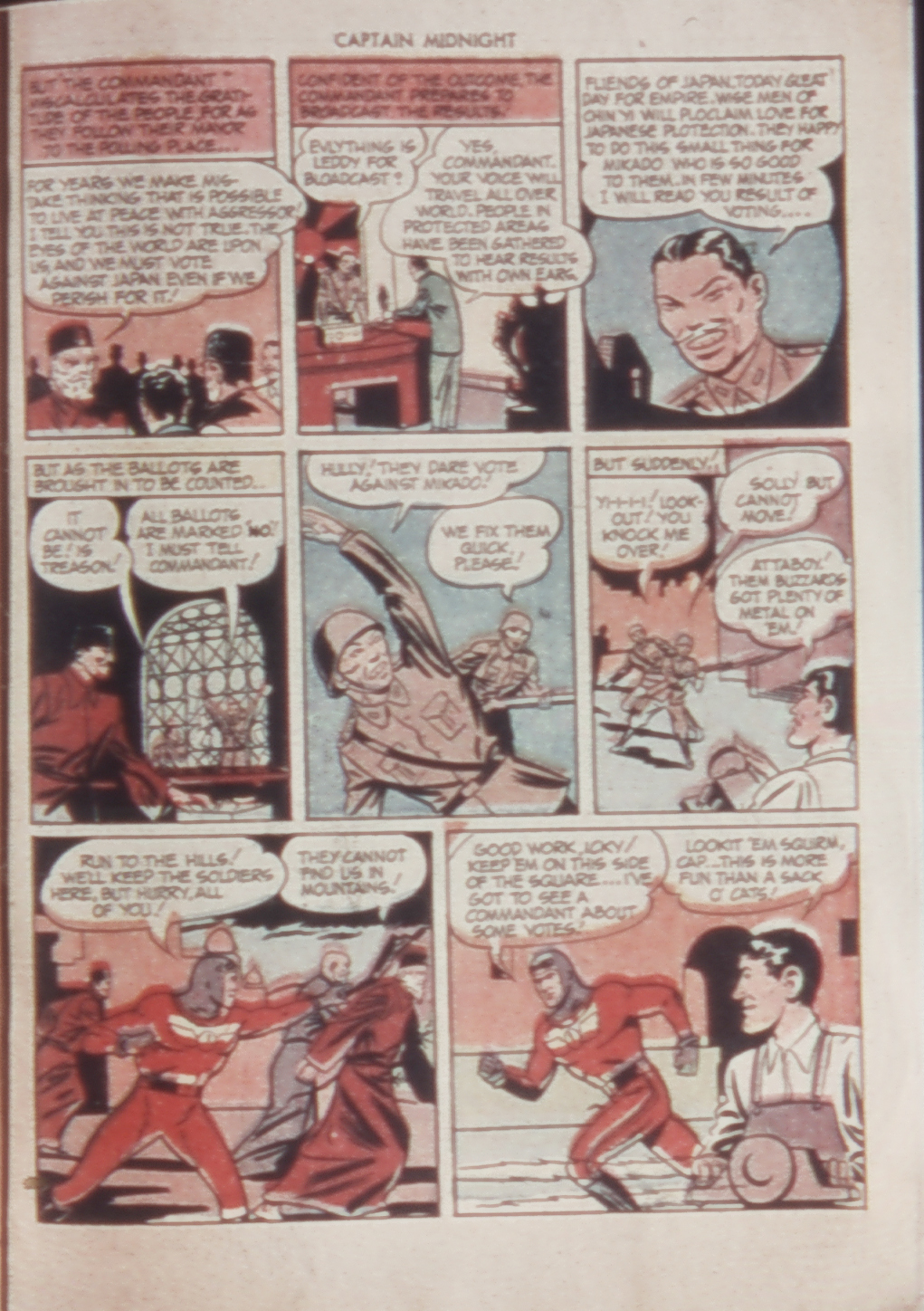 Read online Captain Midnight (1942) comic -  Issue #21 - 31