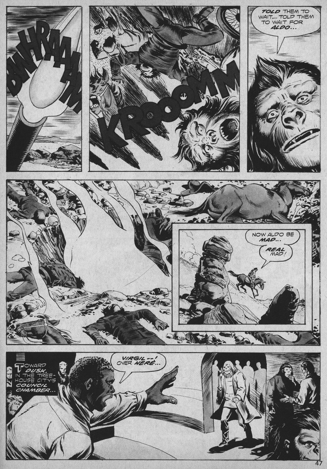 Read online Planet of the Apes comic -  Issue #25 - 46