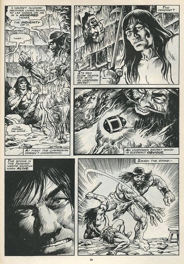 Read online The Savage Sword Of Conan comic -  Issue #174 - 53