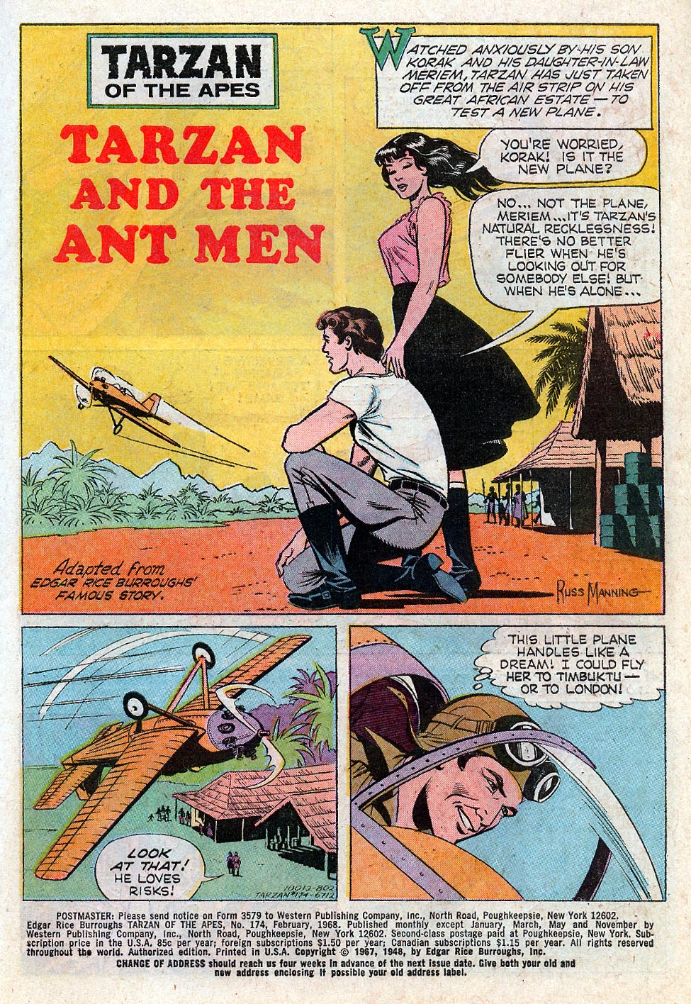 Read online Tarzan (1962) comic -  Issue #174 - 3