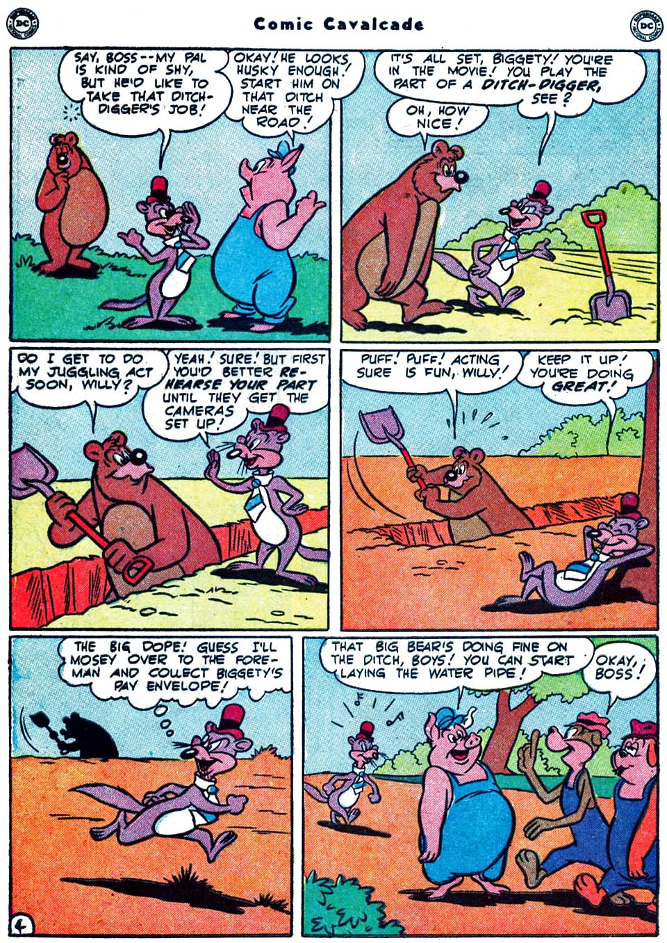 Read online Comic Cavalcade comic -  Issue #40 - 48